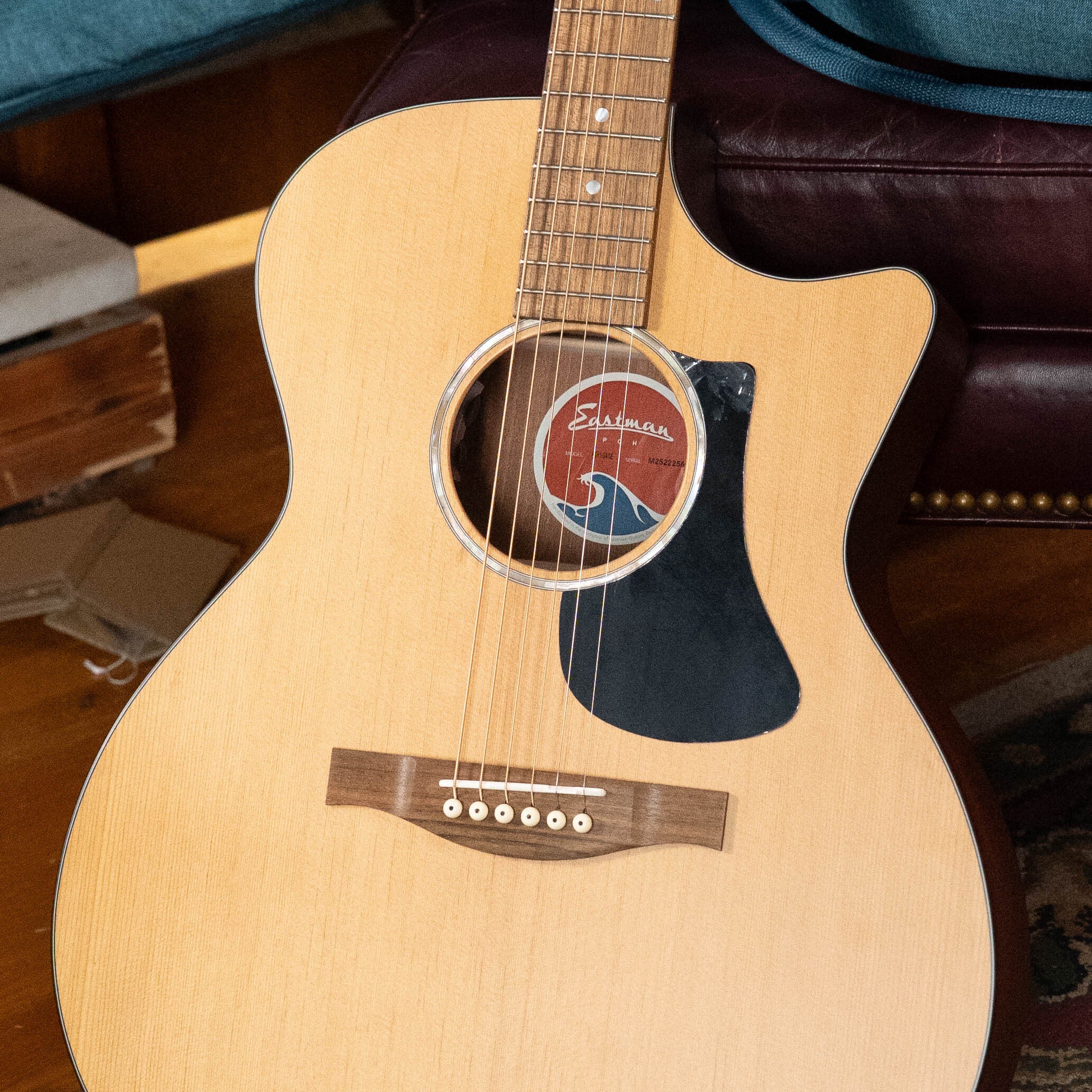 Eastman PCH1-GACE Sitka/Laminated Sapele Cutaway Grand Auditorium Guitar w/Electronics #2256