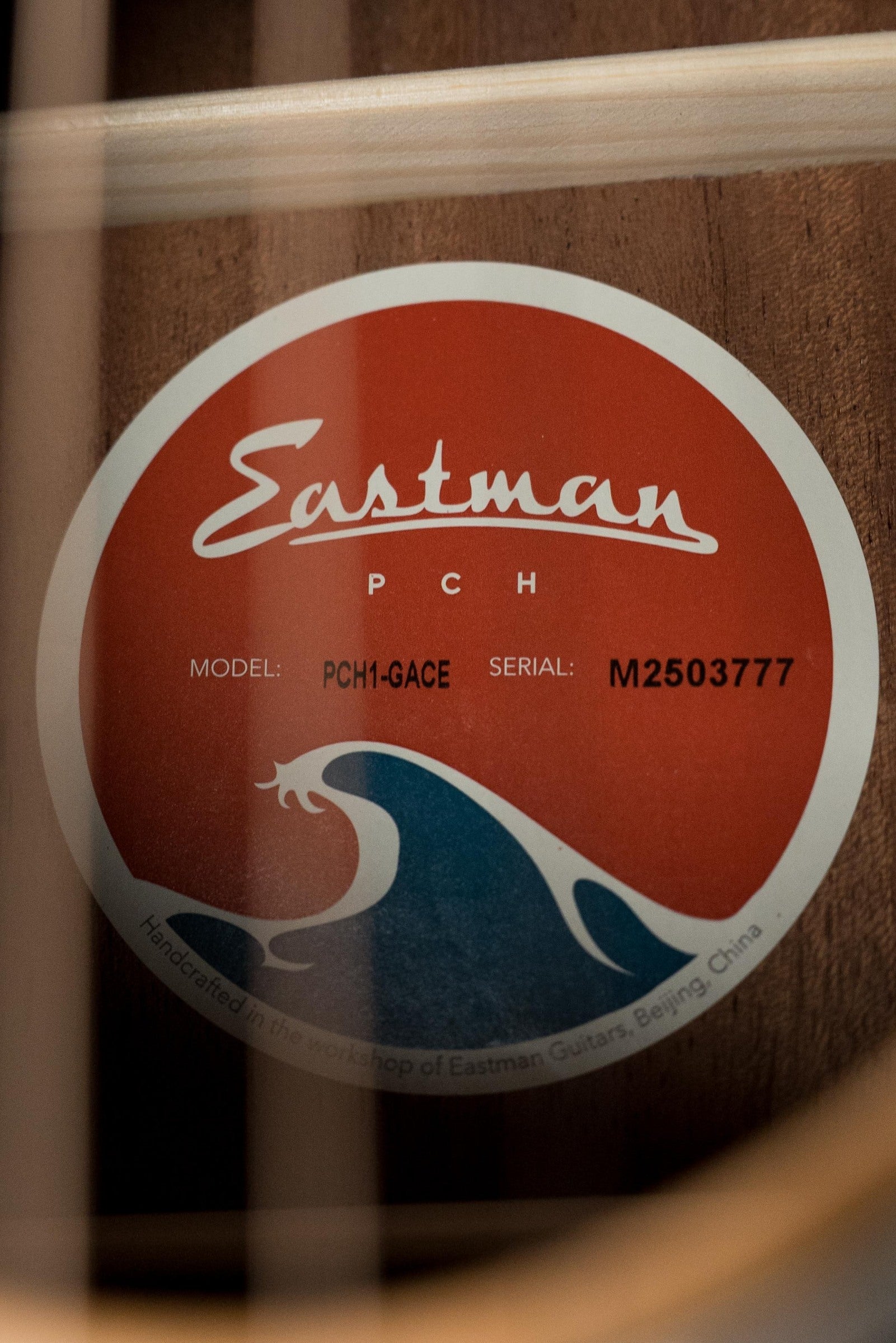 Eastman PCH1-GACE Sitka/Laminated Sapele Cutaway Grand Auditorium Guitar w/Electronics #3777