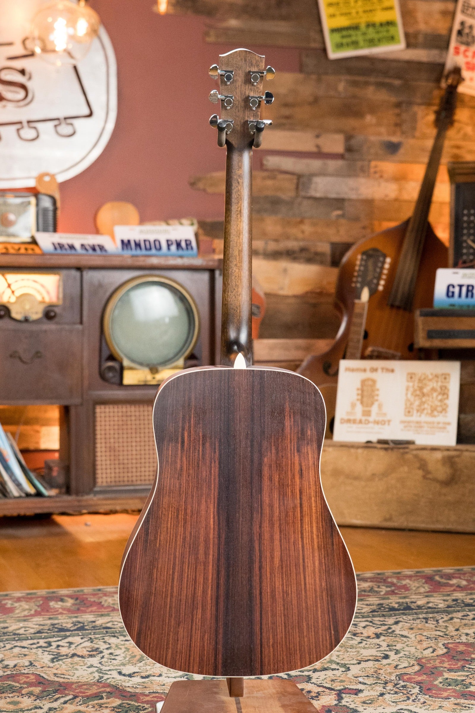 Eastman PCH2-D-BK Solid Sitka/Laminated Rosewood Black Top Dreadnought Acoustic Guitar #9782