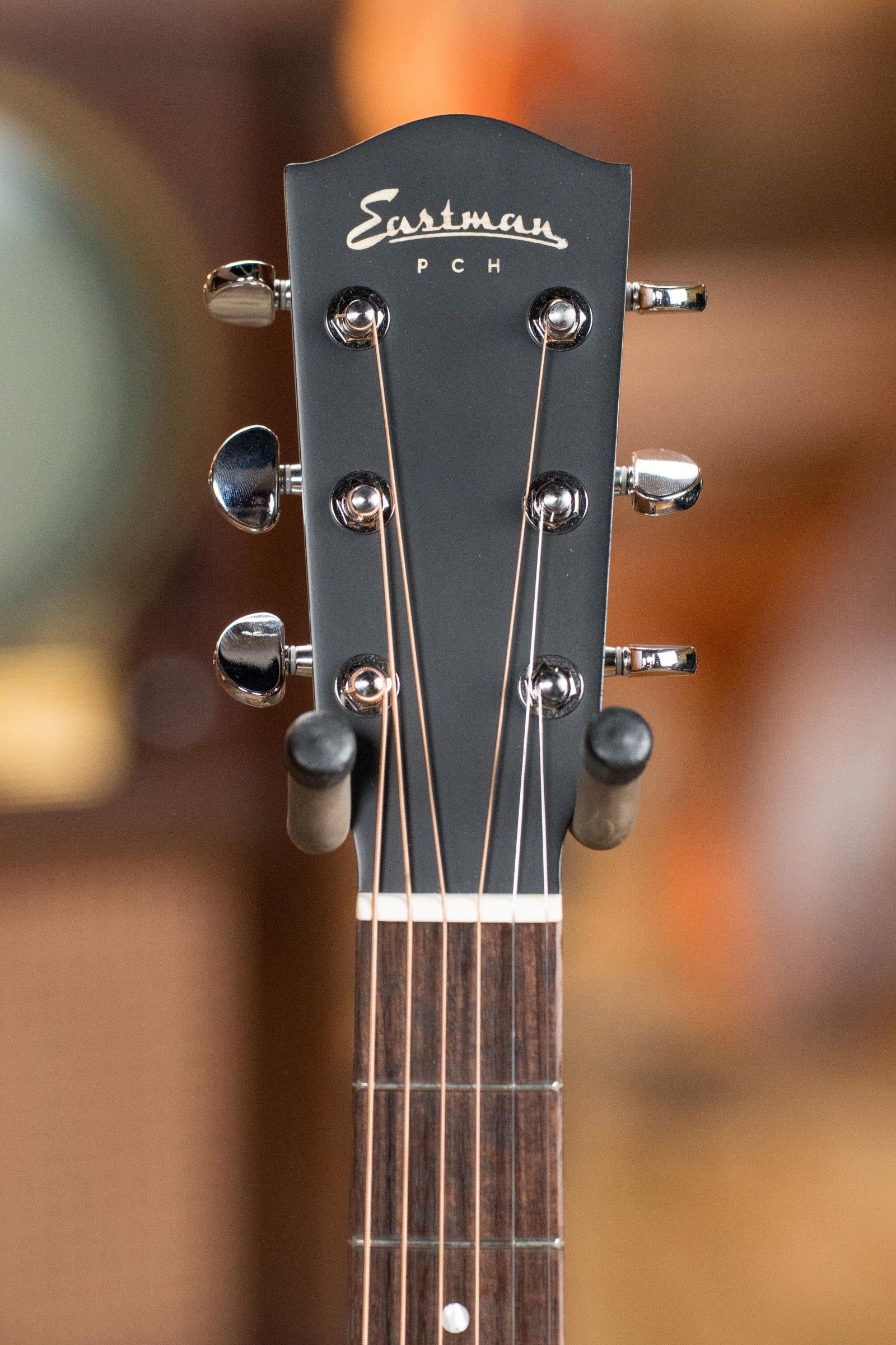 Eastman PCH2-D-BK Solid Sitka/Laminated Rosewood Black Top Dreadnought Acoustic Guitar #9783