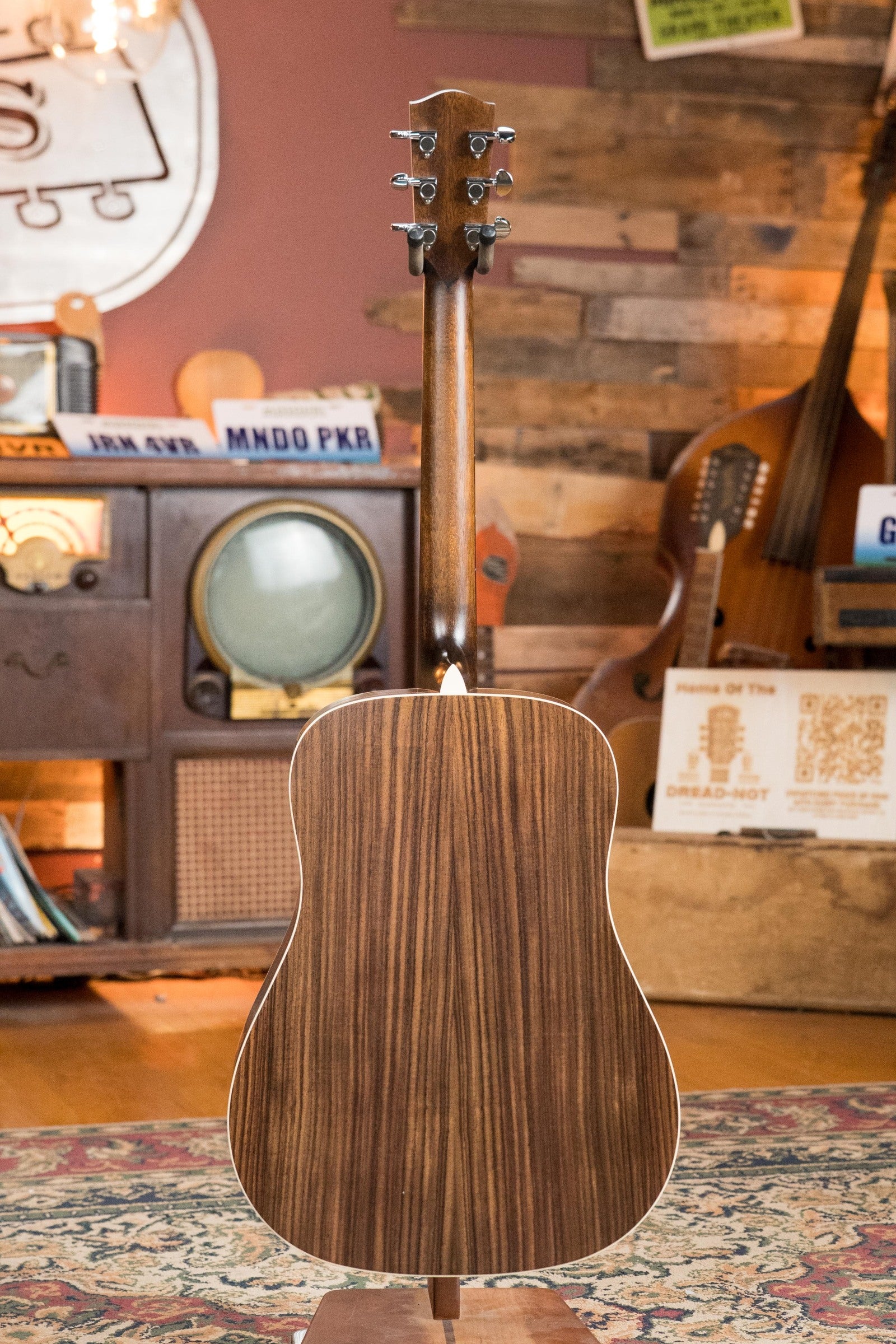 Eastman PCH2-D-BK Solid Sitka/Laminated Rosewood Black Top Dreadnought Acoustic Guitar #9783