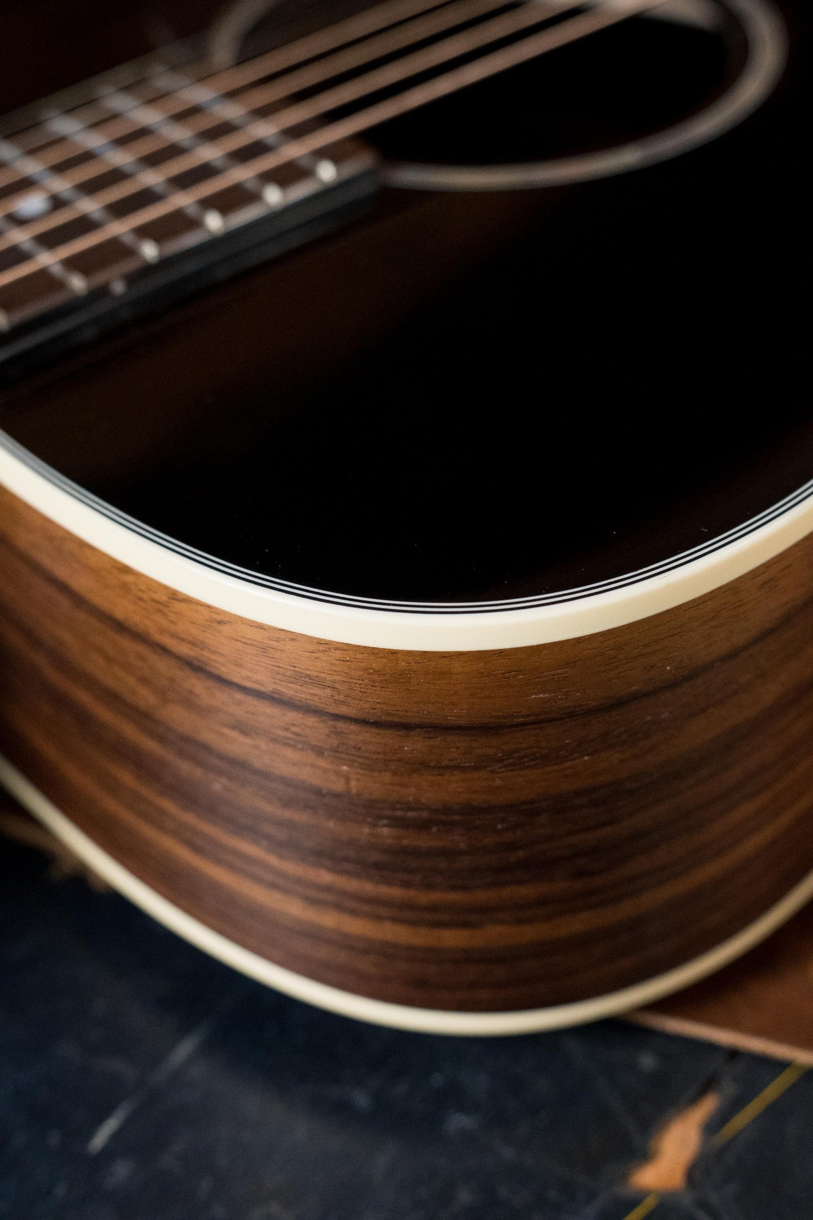 Eastman PCH2-D-BK Solid Sitka/Laminated Rosewood Black Top Dreadnought Acoustic Guitar #9783