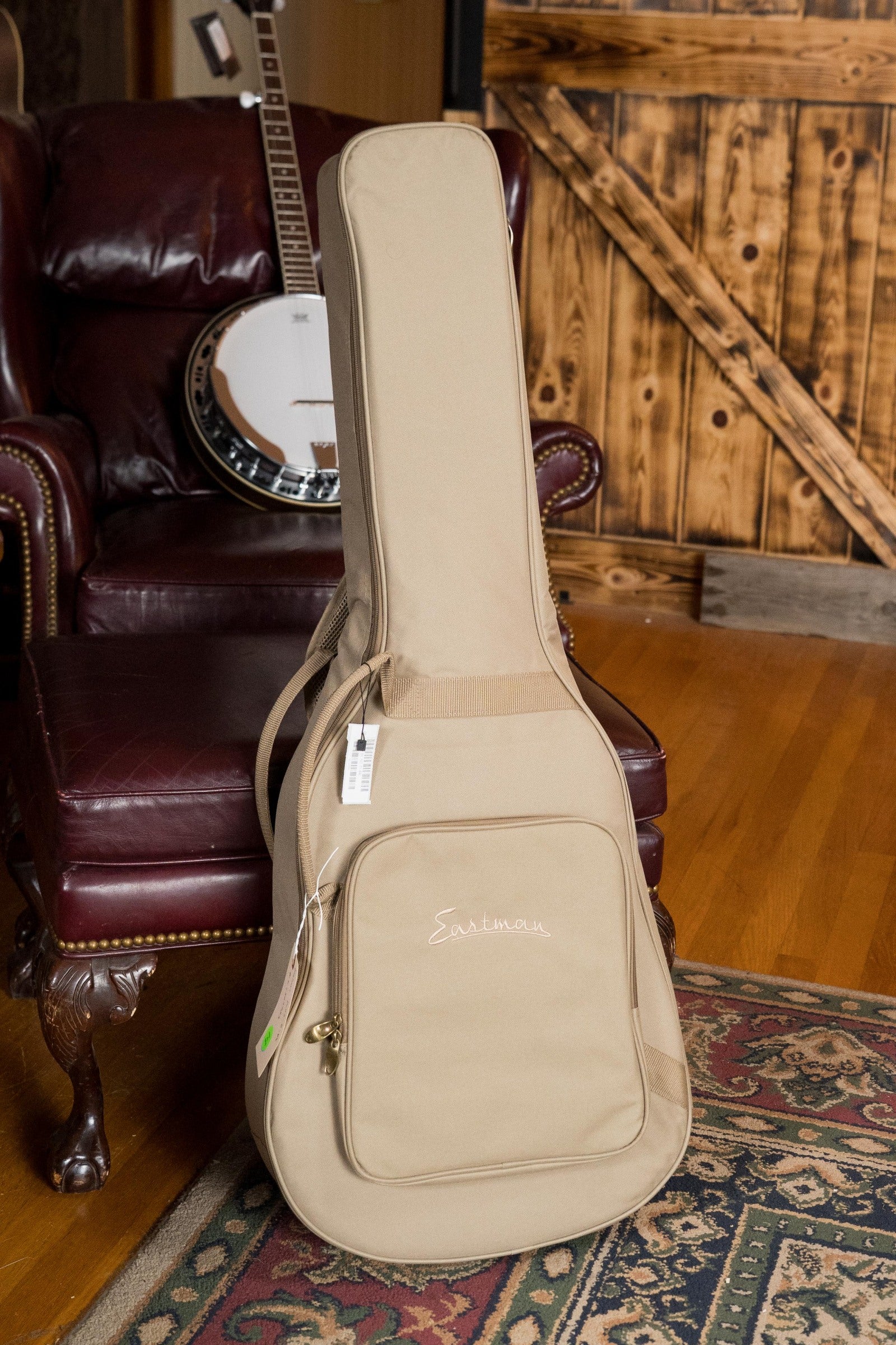 Eastman PCH2-D-BK Solid Sitka/Laminated Rosewood Black Top Dreadnought Acoustic Guitar #9783