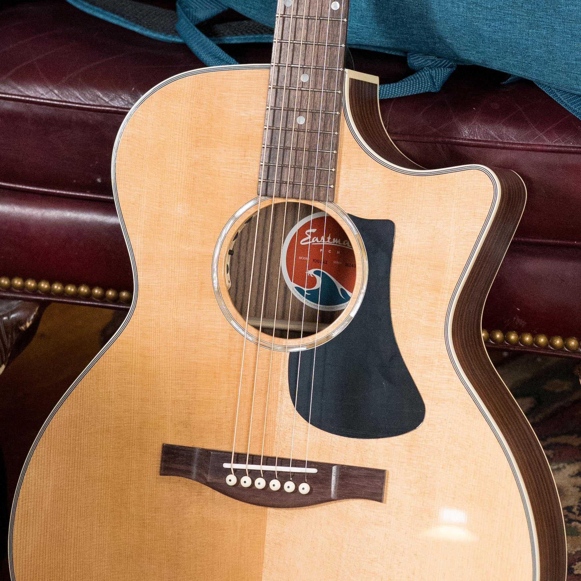 Eastman PCH2-GACE Solid Thermo-Cured Sitka/Laminated Rosewood Grand Auditorium Cutaway Guitar w/Fishman Pickup #1434