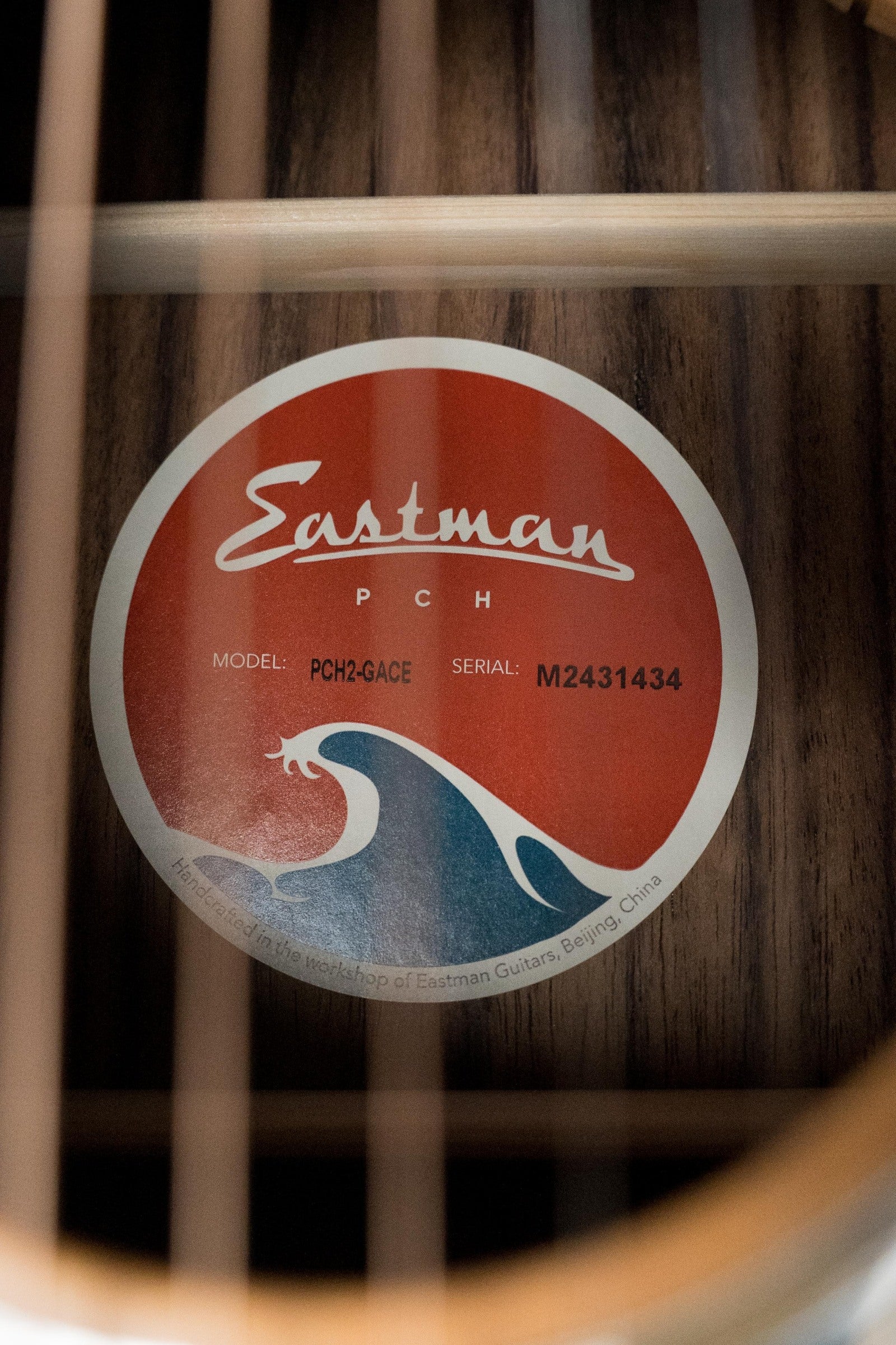 Eastman PCH2-GACE Solid Thermo-Cured Sitka/Laminated Rosewood Grand Auditorium Cutaway Guitar w/Fishman Pickup #1434