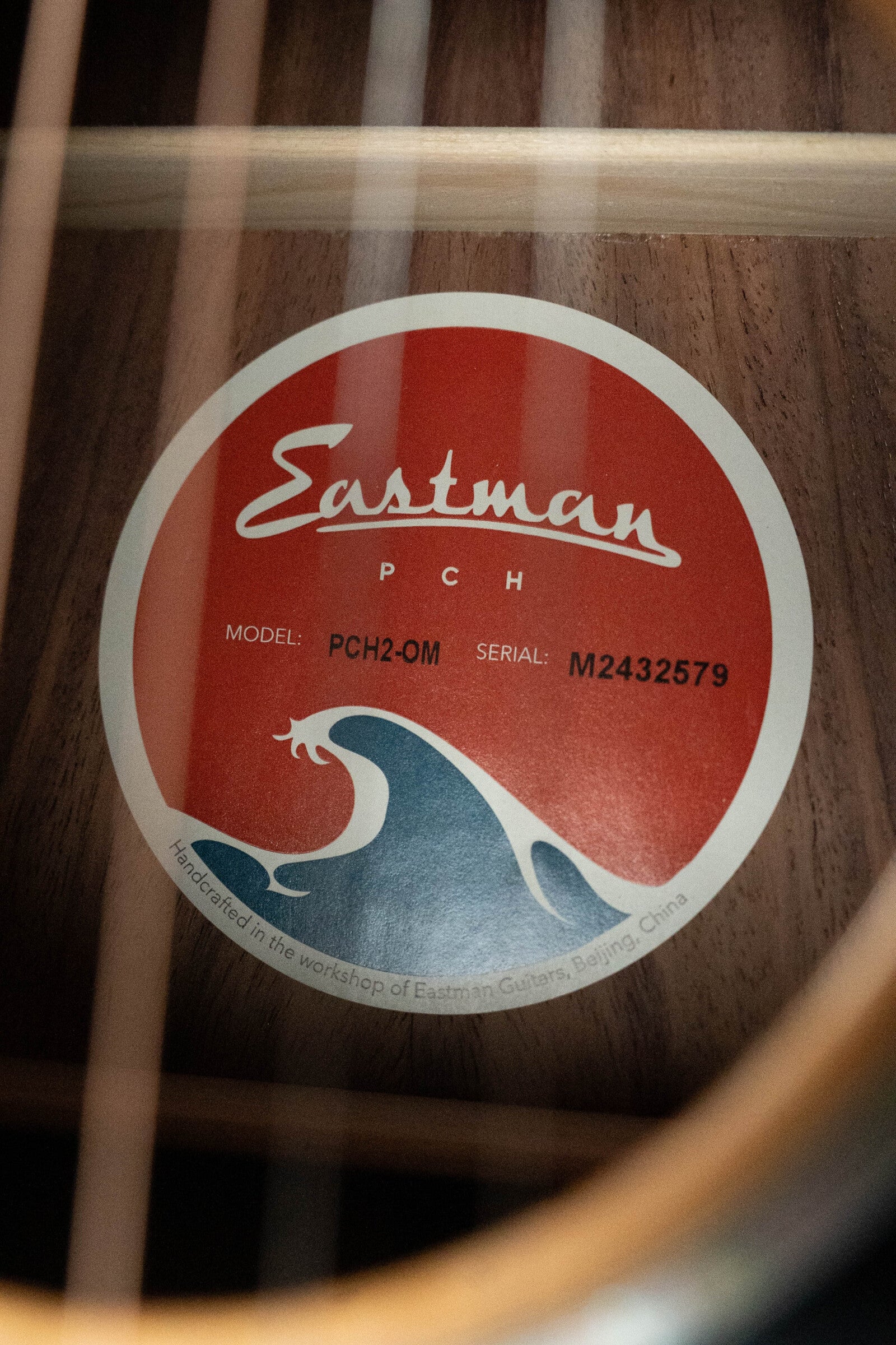Eastman PCH2-OM Solid Sitka/Laminated Rosewood Orchestra Model Acoustic Guitar #2579