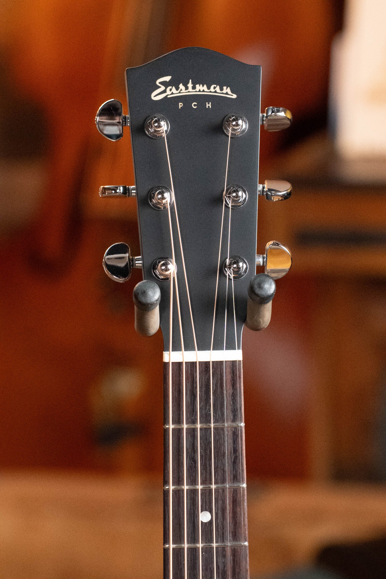 Eastman PCH3-GACE-TBK Sitka/Laminated Maple Grand Auditorium Translucent Black Top Guitar w/Fishman Pickup #5155