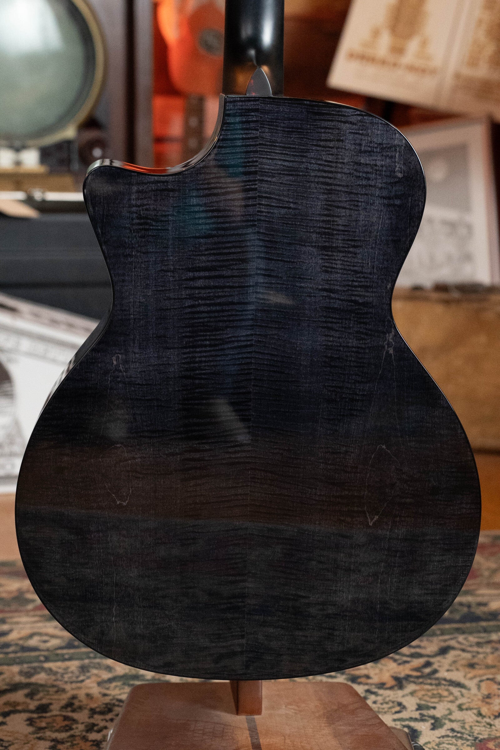 Eastman PCH3-GACE-TBK Sitka/Laminated Maple Grand Auditorium Translucent Black Top Guitar w/Fishman Pickup #5165