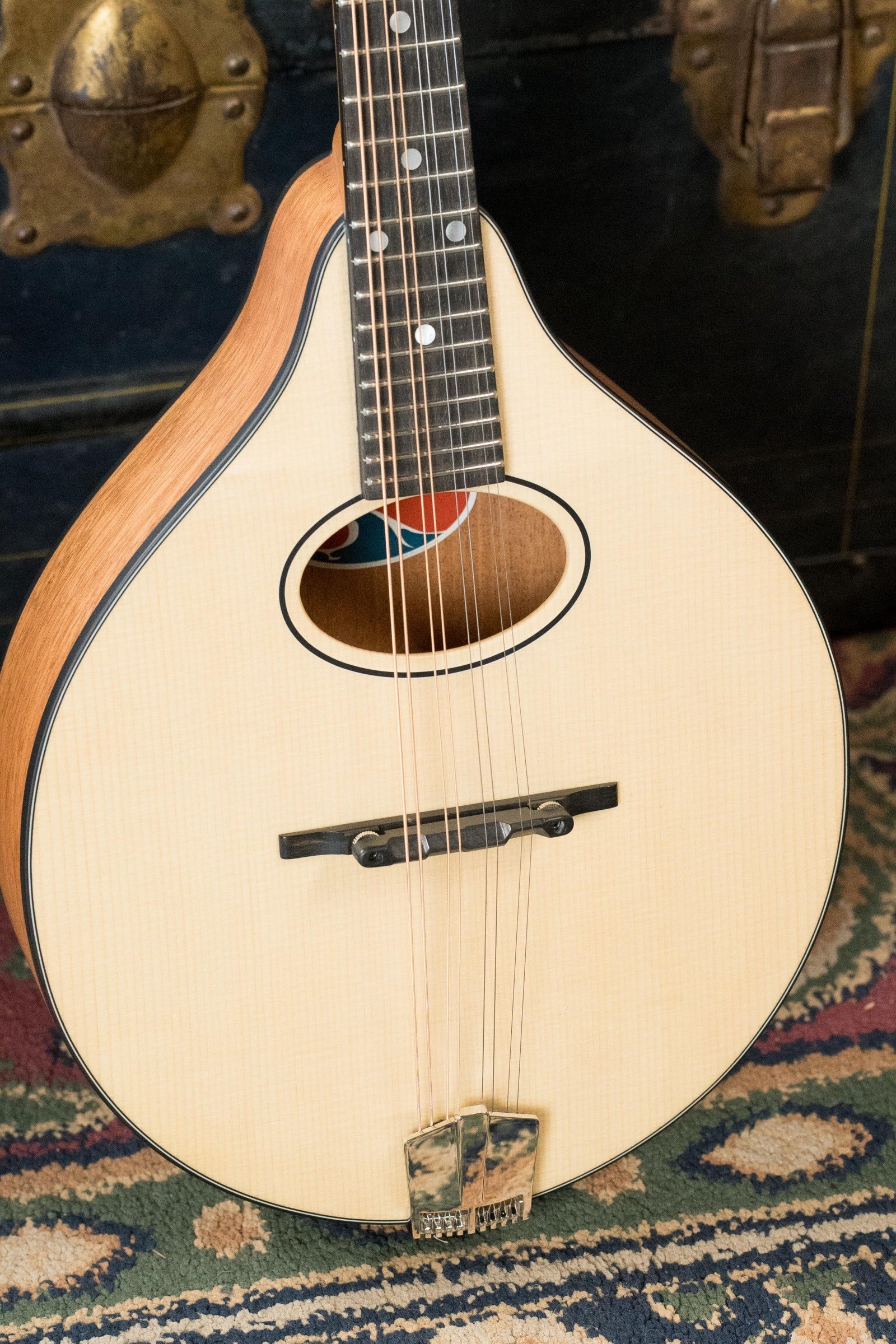 Eastman PCH-M104-NAT Spruce/Laminated Mahogany Natural Flattop A-Style Mandolin #1177