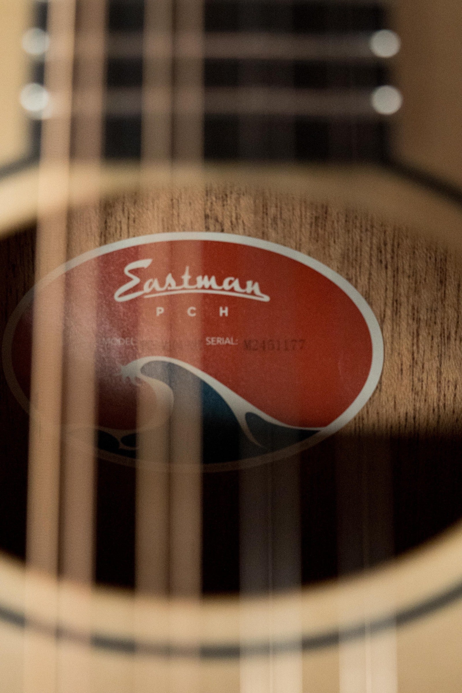 Eastman PCH-M104-NAT Spruce/Laminated Mahogany Natural Flattop A-Style Mandolin #1177