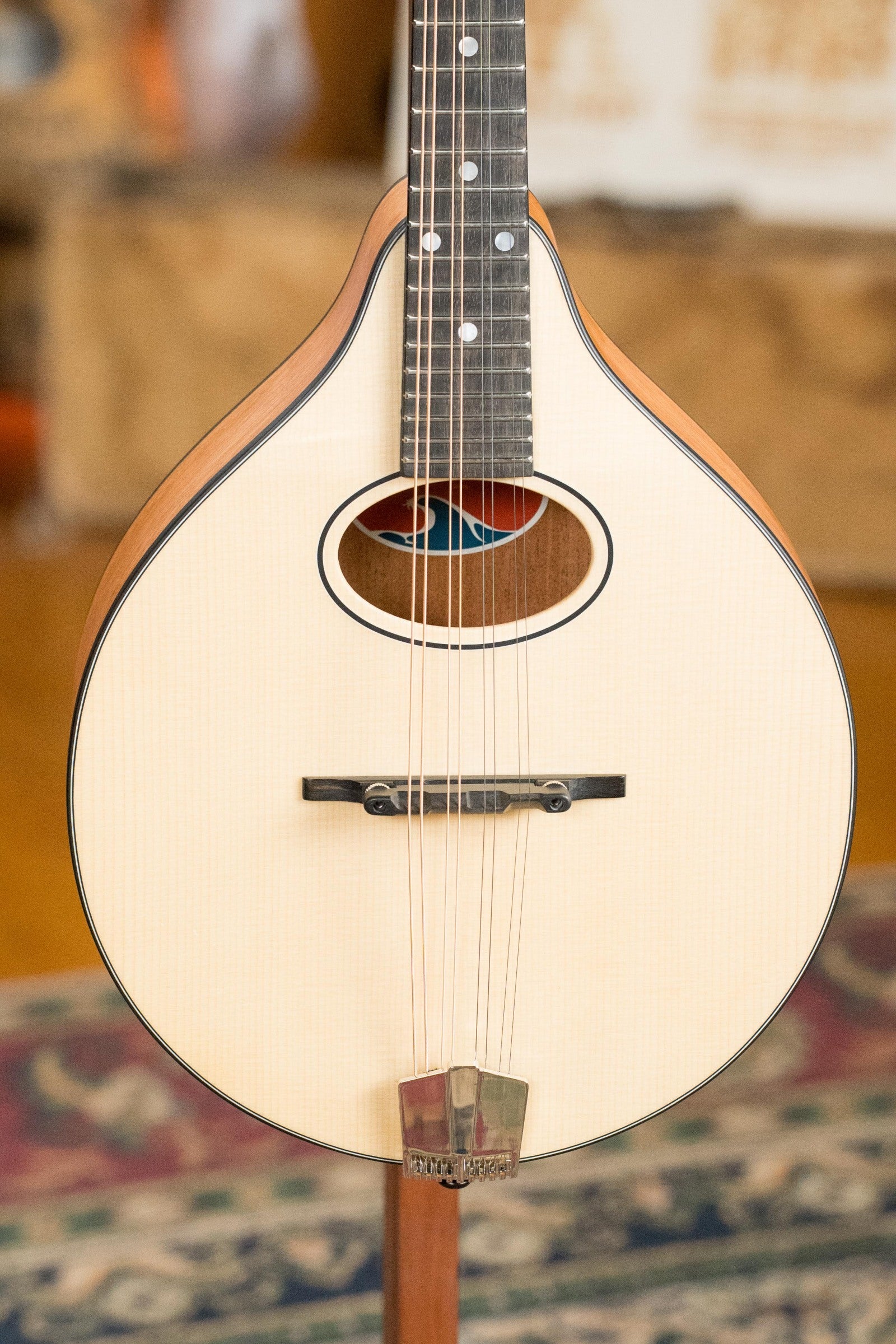 Eastman PCH-M104-NAT Spruce/Laminated Mahogany Natural Flattop A-Style Mandolin #1177