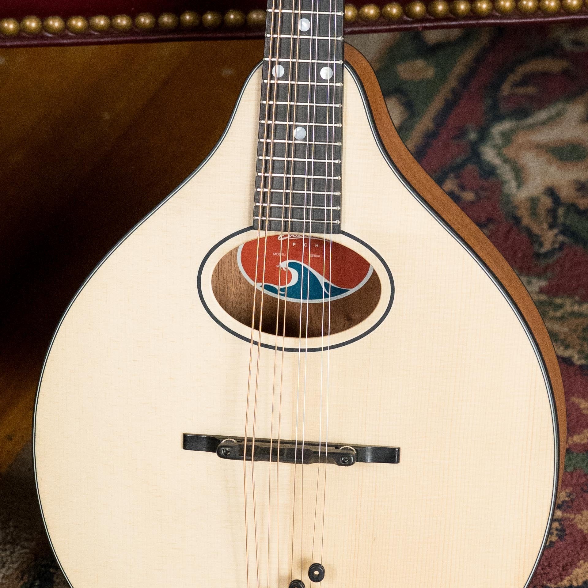 Eastman PCH-M104-NAT Spruce/Laminated Mahogany Natural Flattop A-Style Mandolin #1180