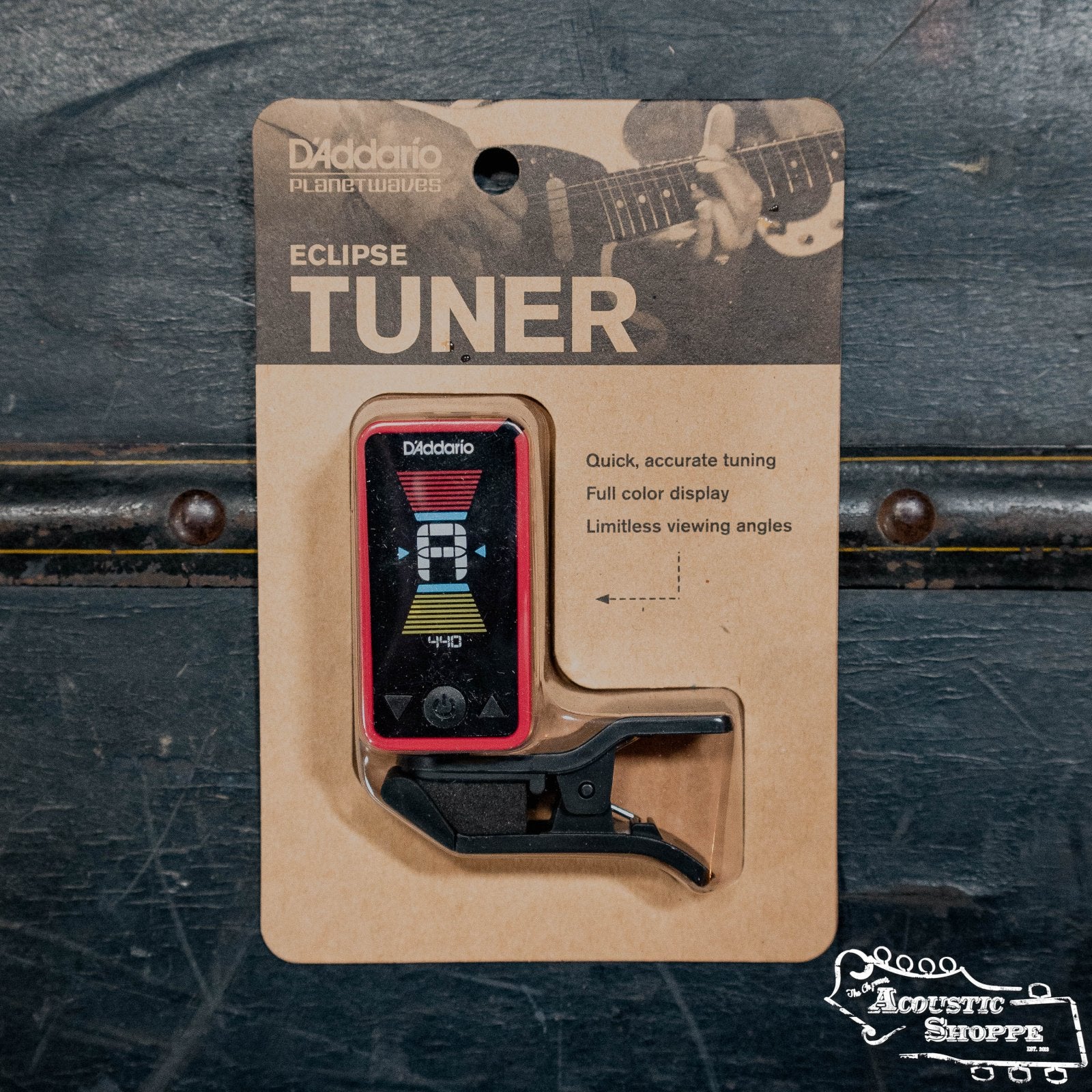 D'Addario Planet Waves Eclipse Headstock Tuner - Red (PW-CT-17RD)