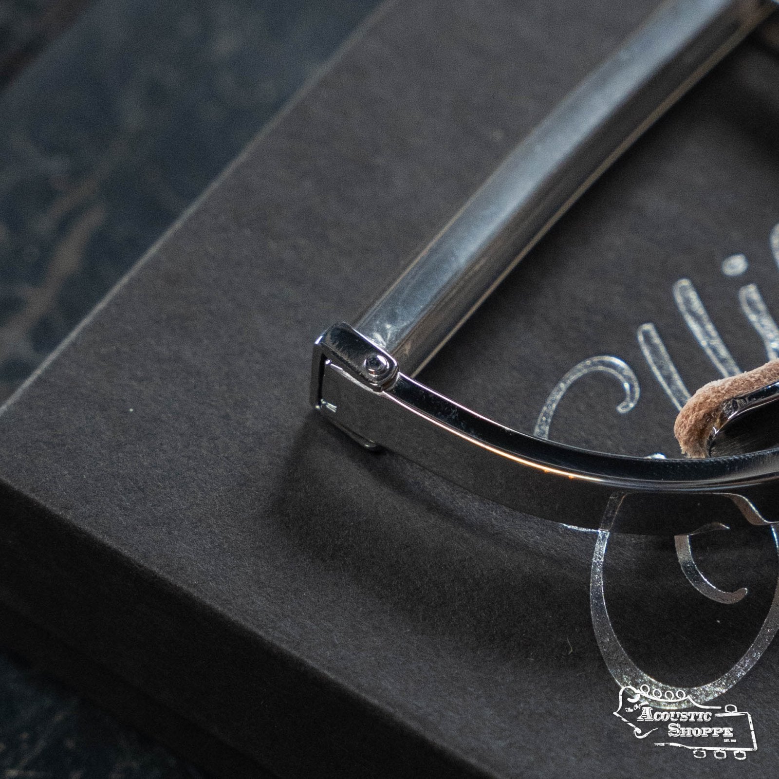 Elliott G16M McKinney Guitar Capo 1 11/16" w/ 16" Radius & Abalone Inlay Screw