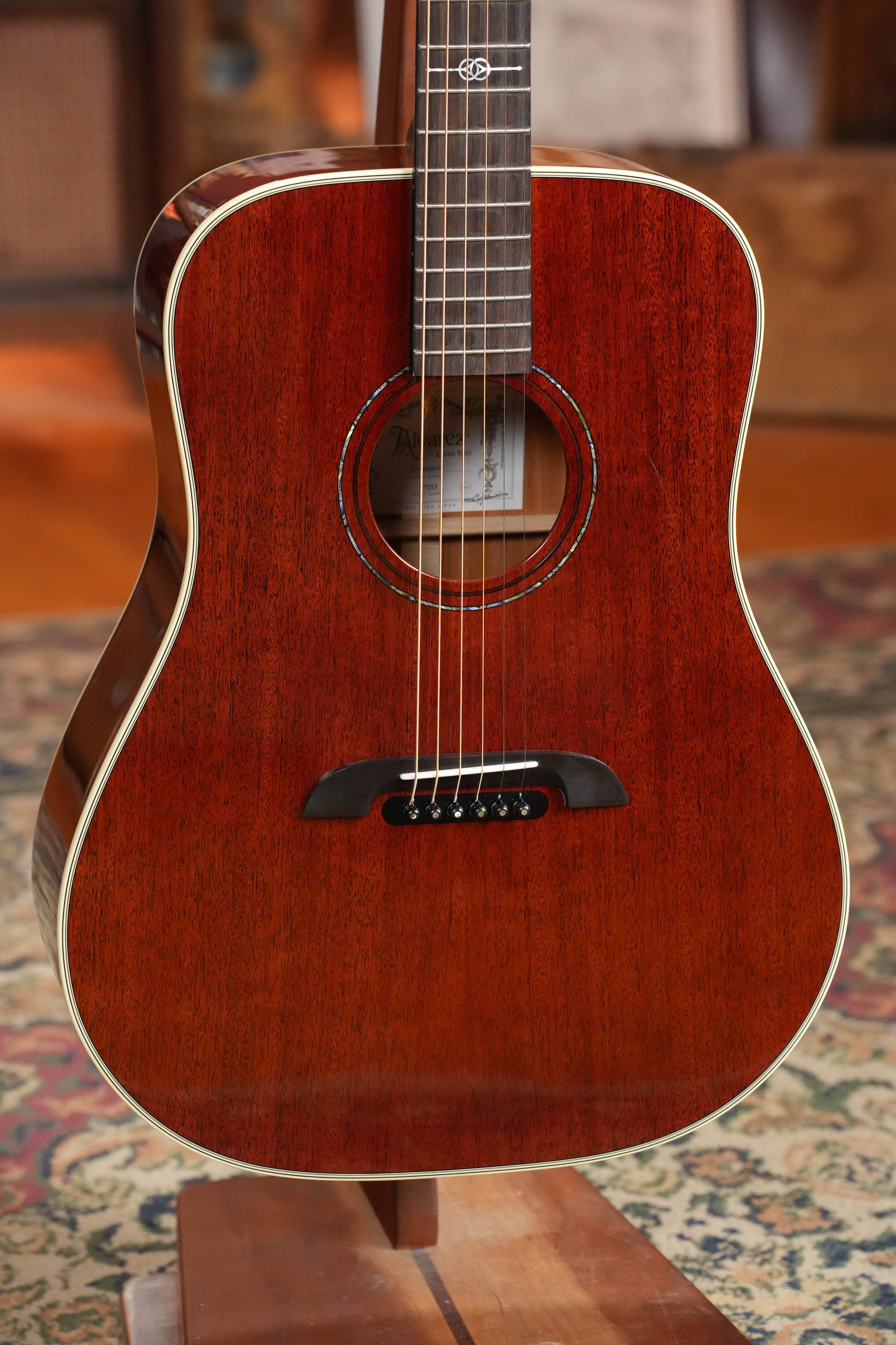 Alvarez Yairi Honduran Series DYM66HD All Vintage Honduran Mahogany Dreadnought Acoustic Guitar #7933