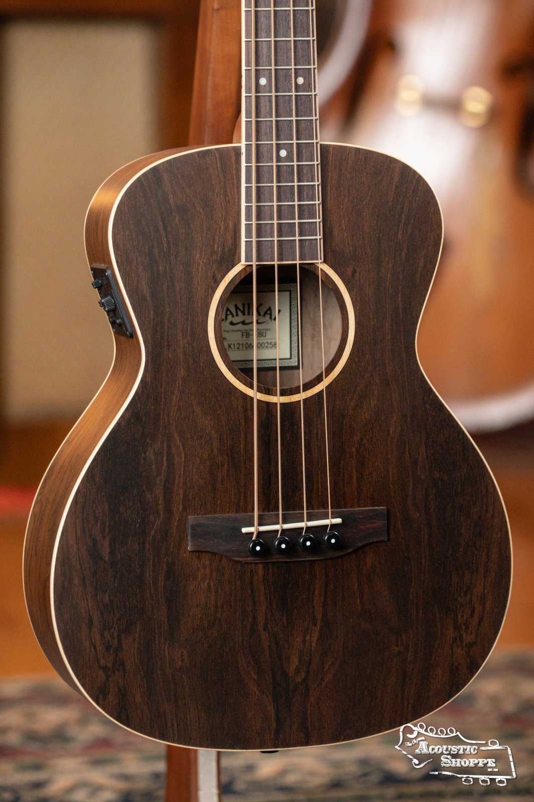 Lanikai FB-EBU Figured Bocote Electric Bass Ukulele #0258
