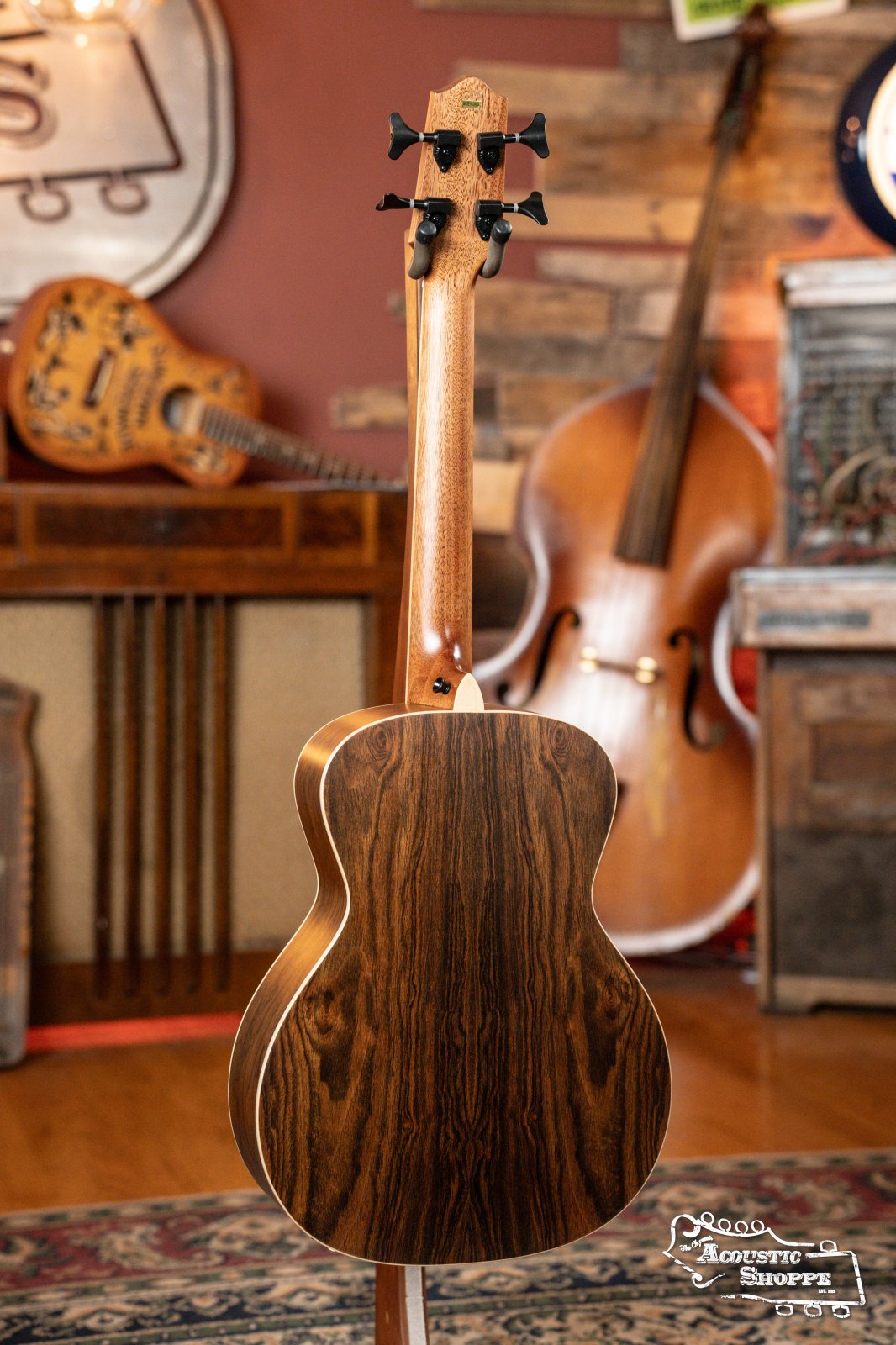 Lanikai FB-EBU Figured Bocote Electric Bass Ukulele #0258