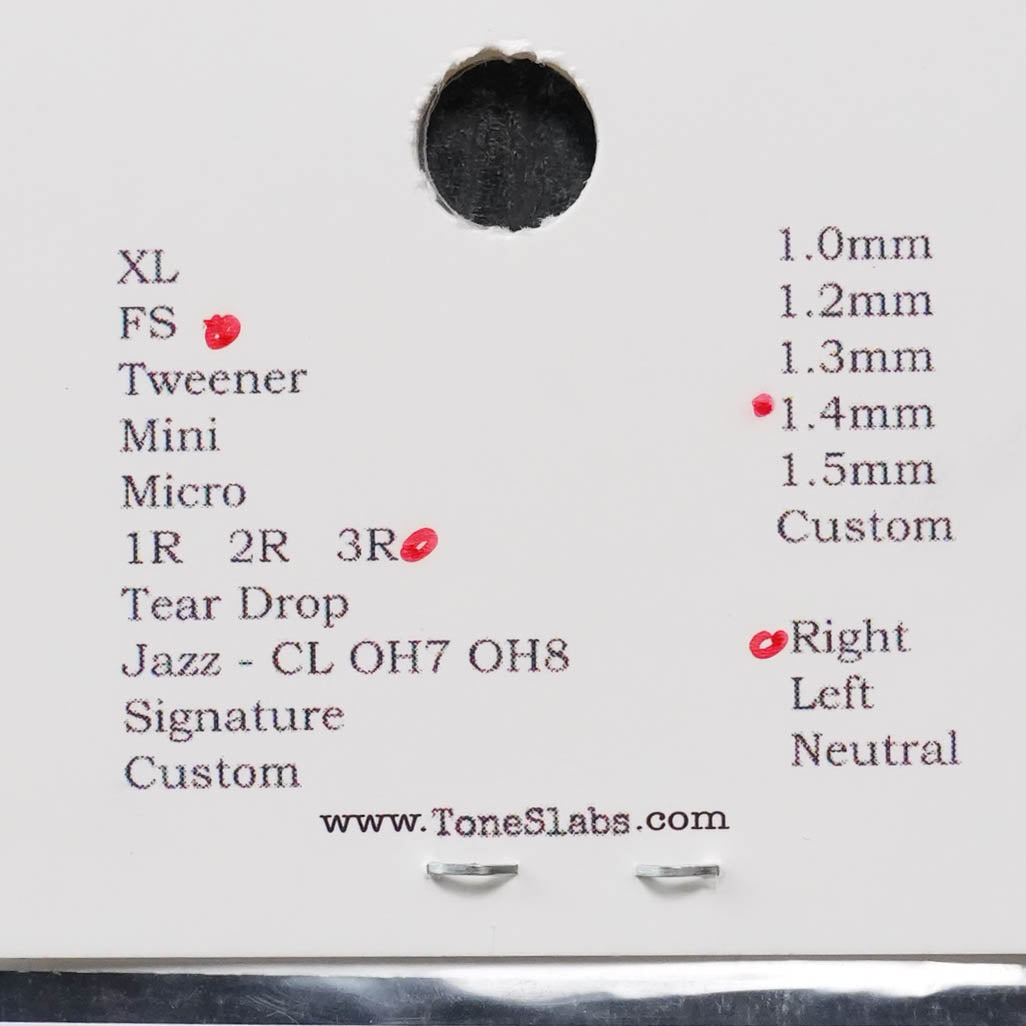 ToneSlab Frank Solivan 3Round Guitar Pick - 1.4mm