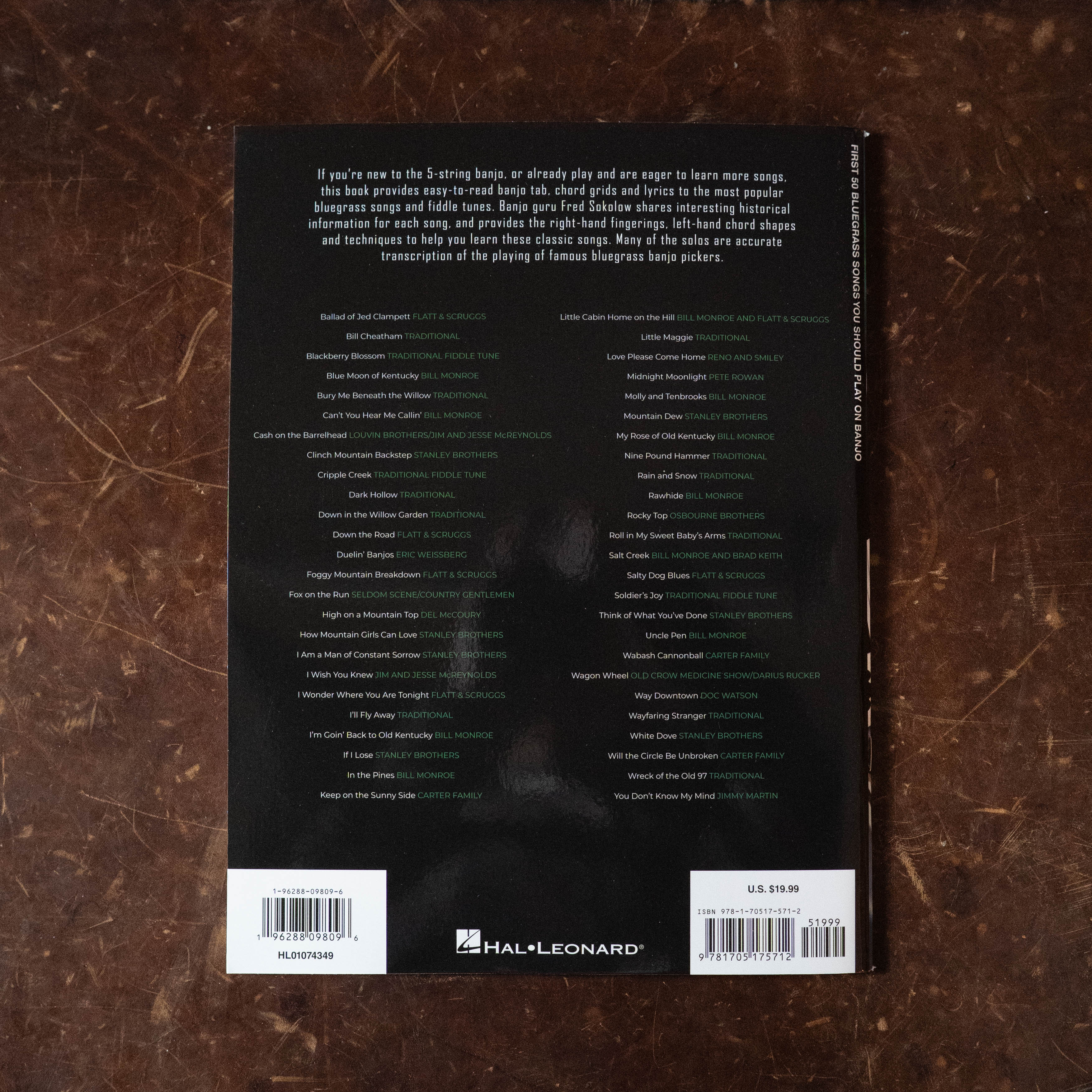 First 50 Bluegrass Songs You Should Play on Banjo by Fred Sokolow