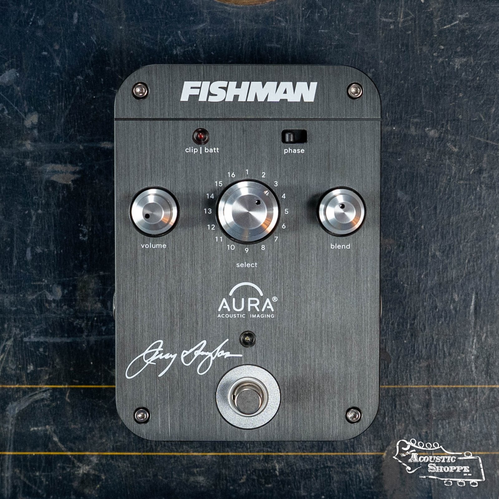 dark aura pedal Fishman Aura Jerry Douglas Signature Imaging Pedal for Resonator