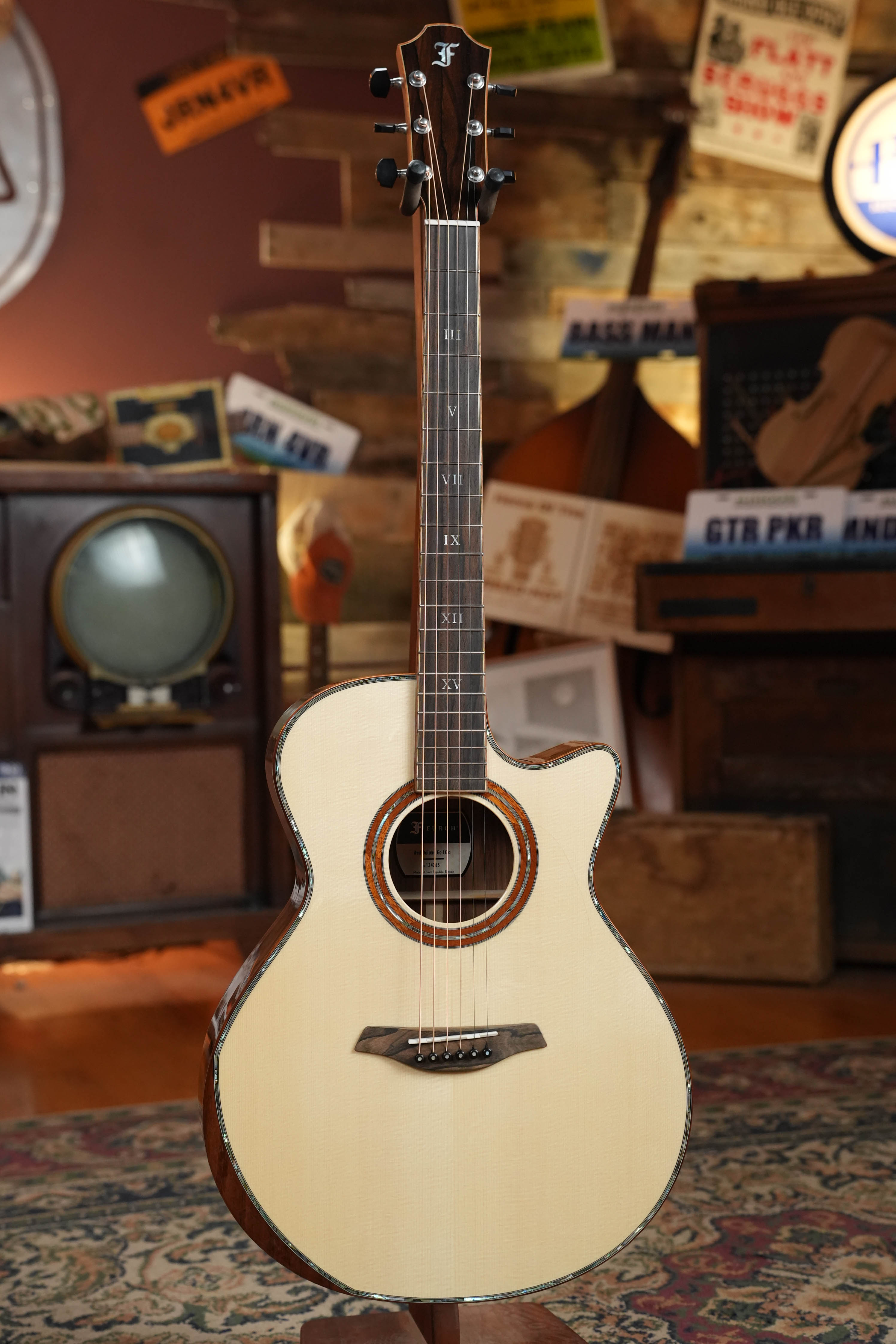 Furch Red Deluxe Spruce/Cocobolo Grand Auditorium Cutaway Acoustic Guitar #4265