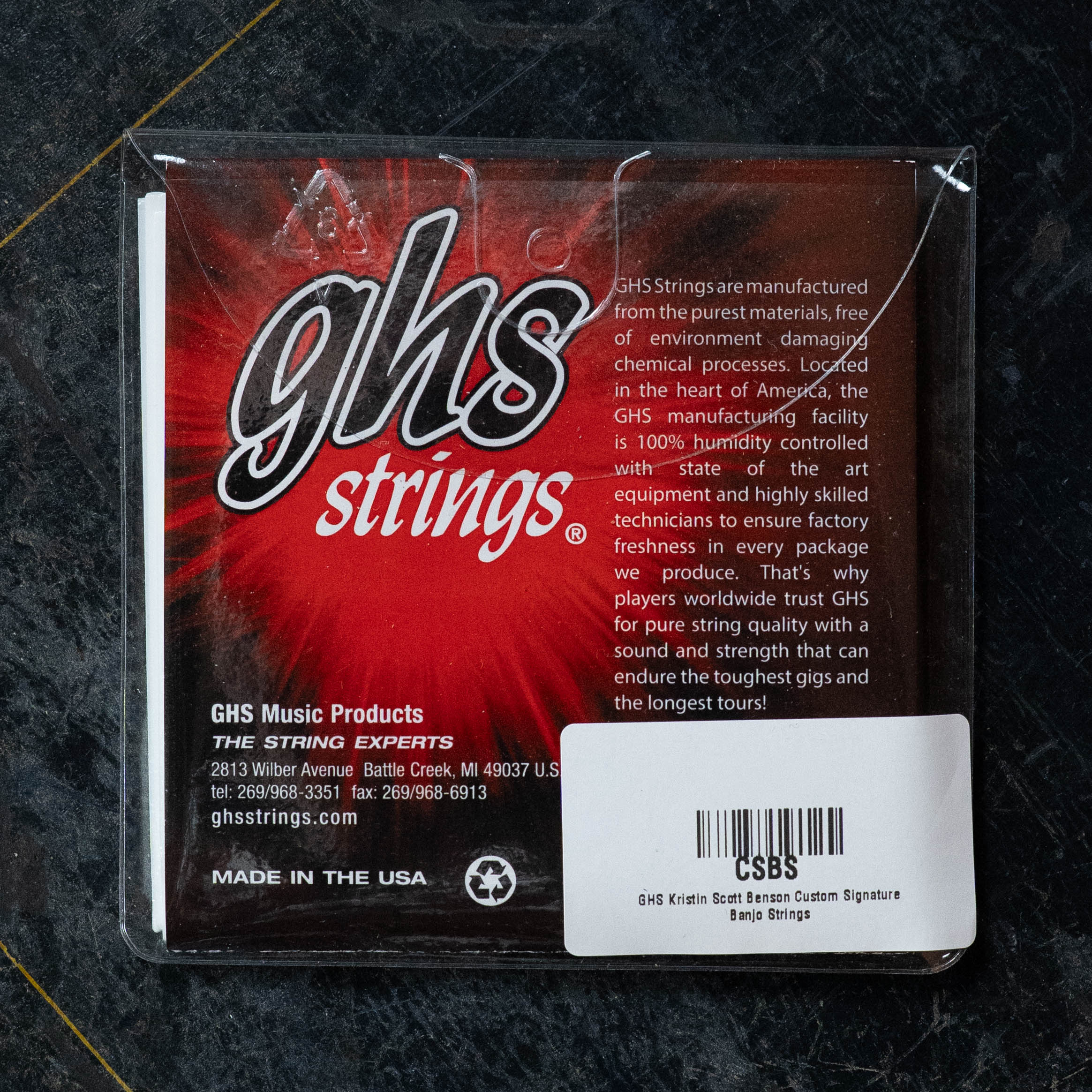 GHS Kristin Scott Benson Custom Signature Banjo Strings