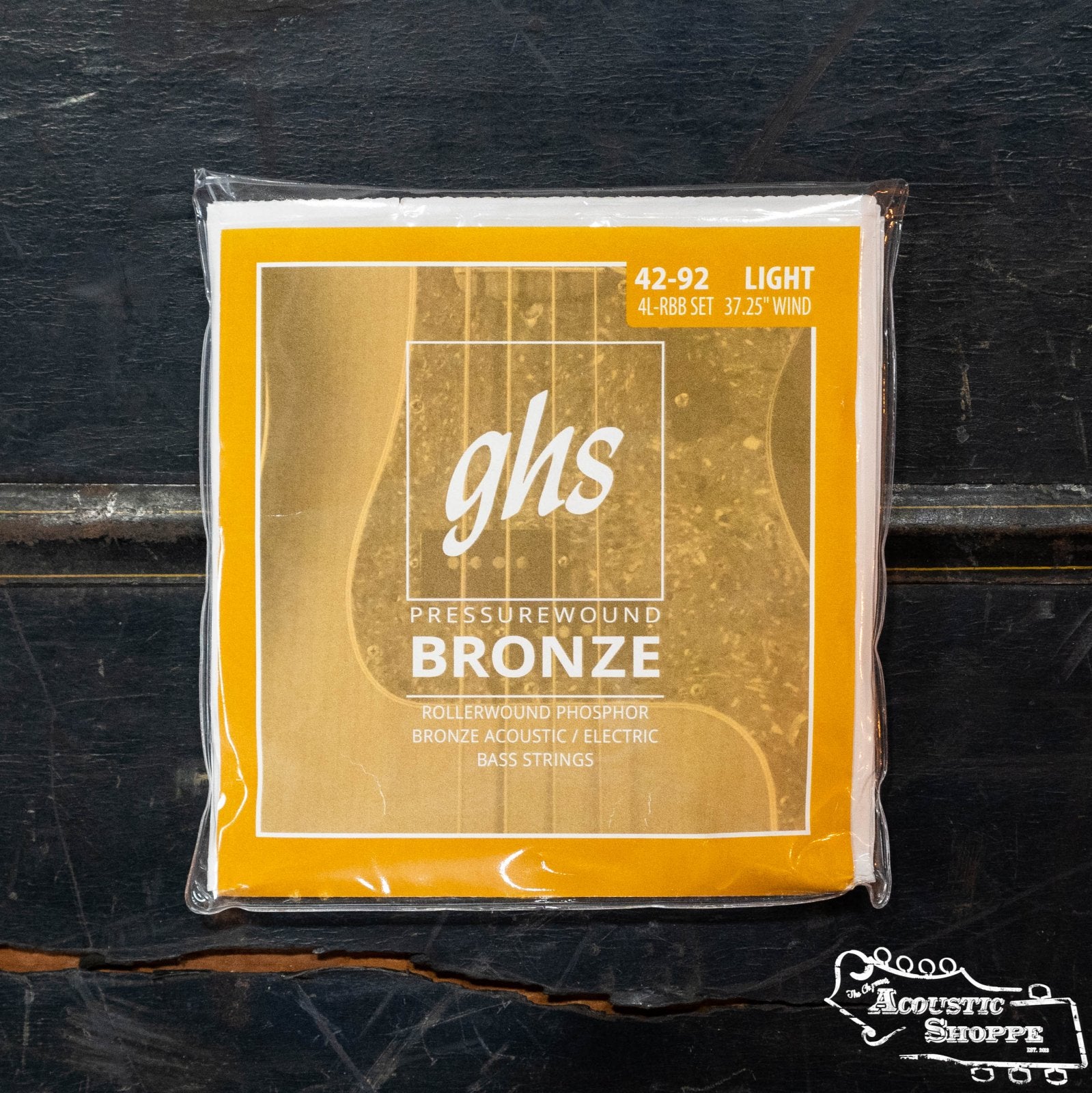 GHS 4L-RBB Phospher Bronze Acoustic/Electric Bass Strings - Light