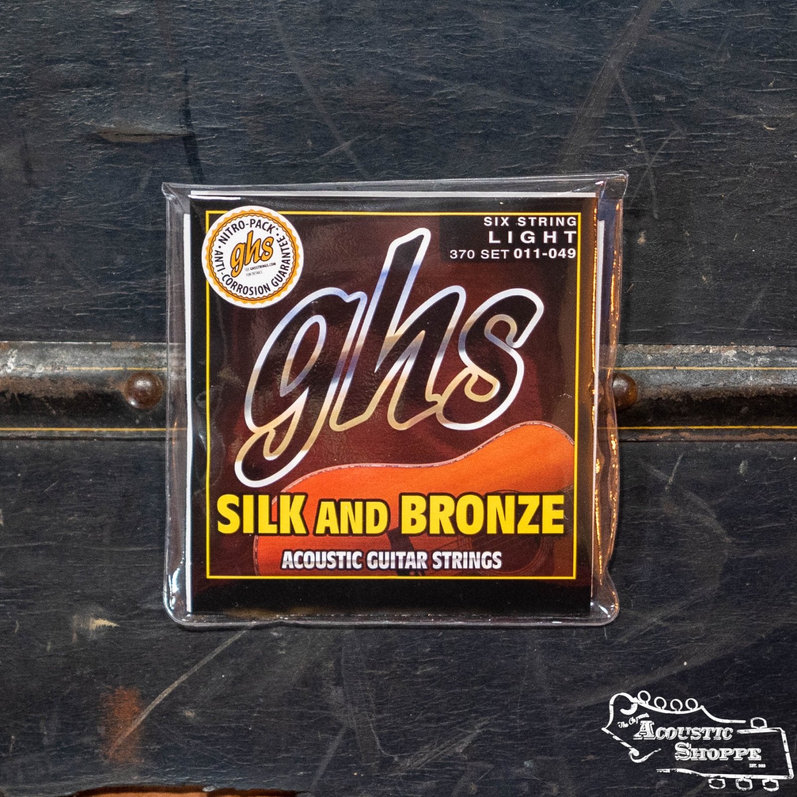 GHS 370 Silk & Bronze Acoustic Guitar Strings - Light