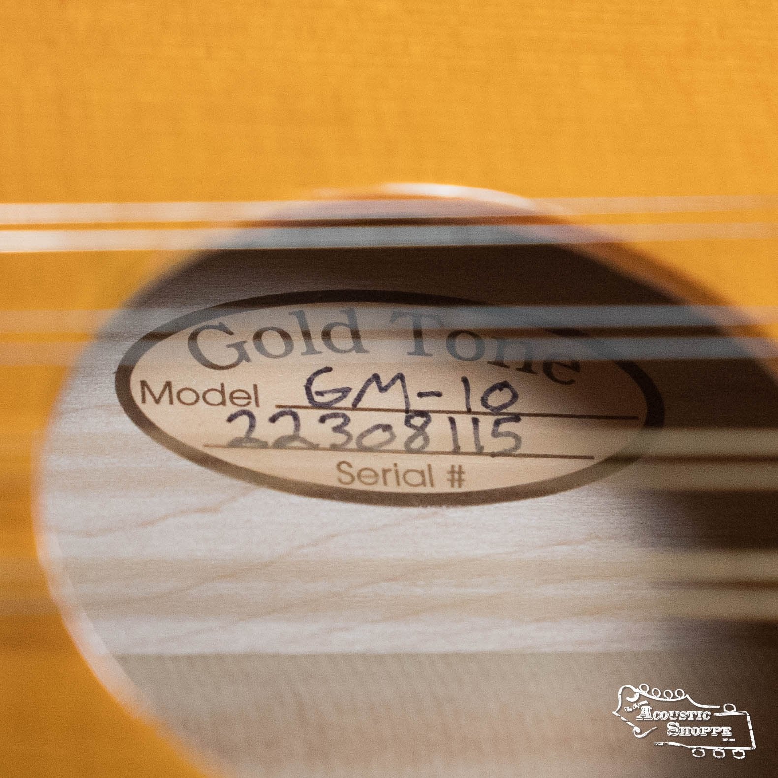 (Floor Model) Gold Tone GM-10 Frypan Mandolin #8115