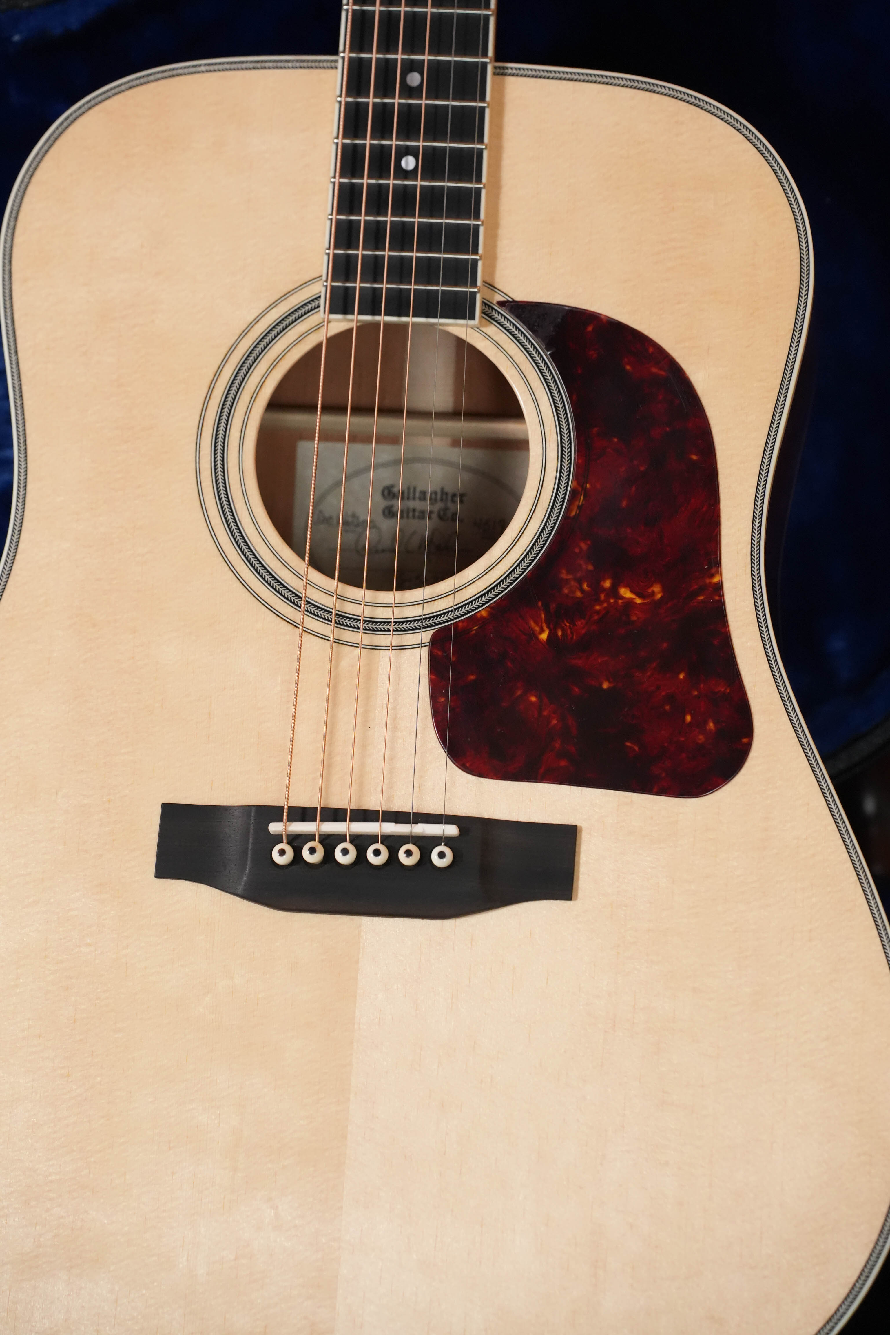 Gallagher Doc Watson Sitka/Mahogany Dreadnought Acoustic Guitar #4519