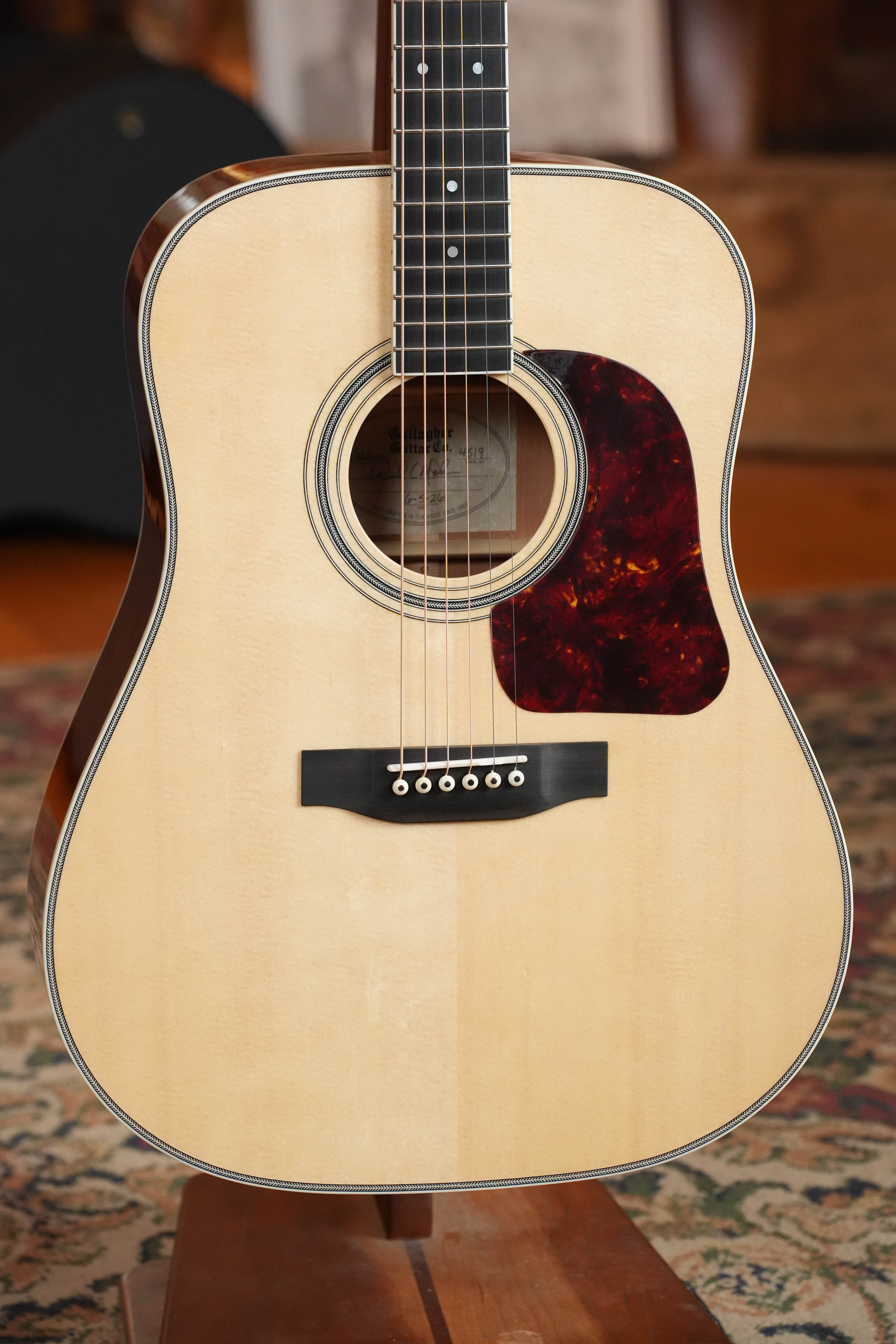 Gallagher Doc Watson Sitka/Mahogany Dreadnought Acoustic Guitar #4519