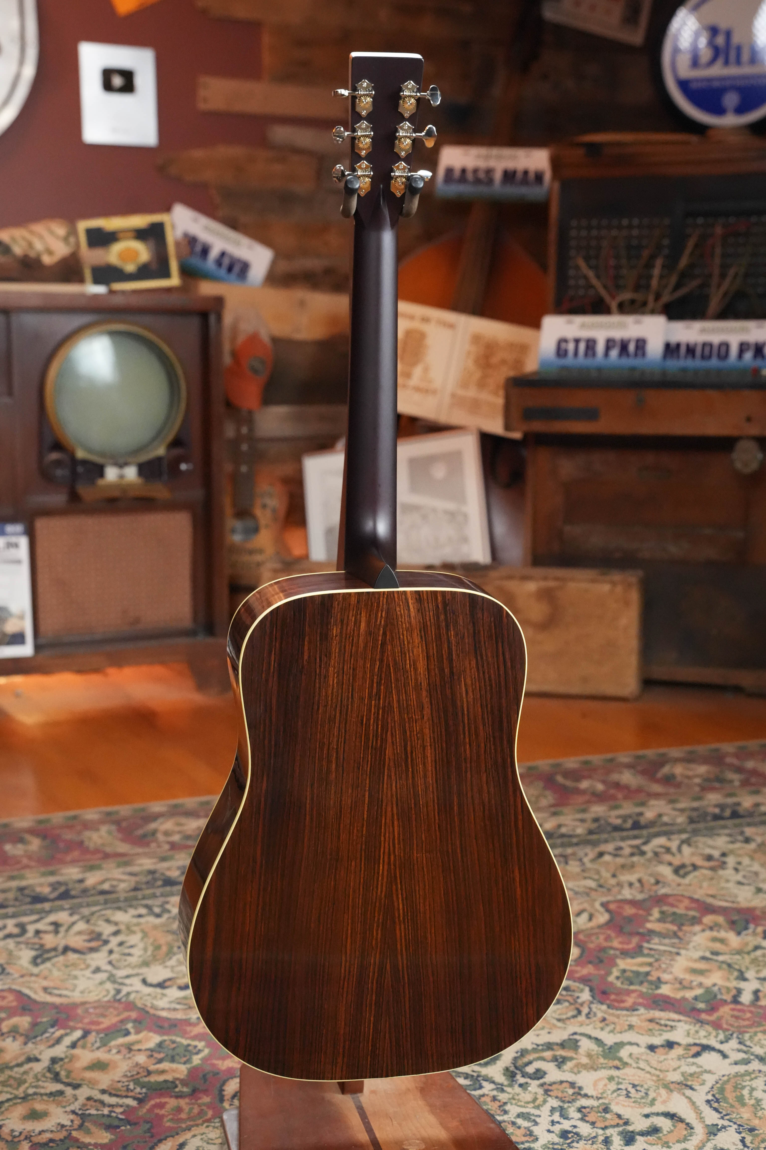 Gallagher The Bluegrass Bell Torrefied Adirondack/Rosewood Light Amber Finish Dreadnought Acoustic Guitar #4528