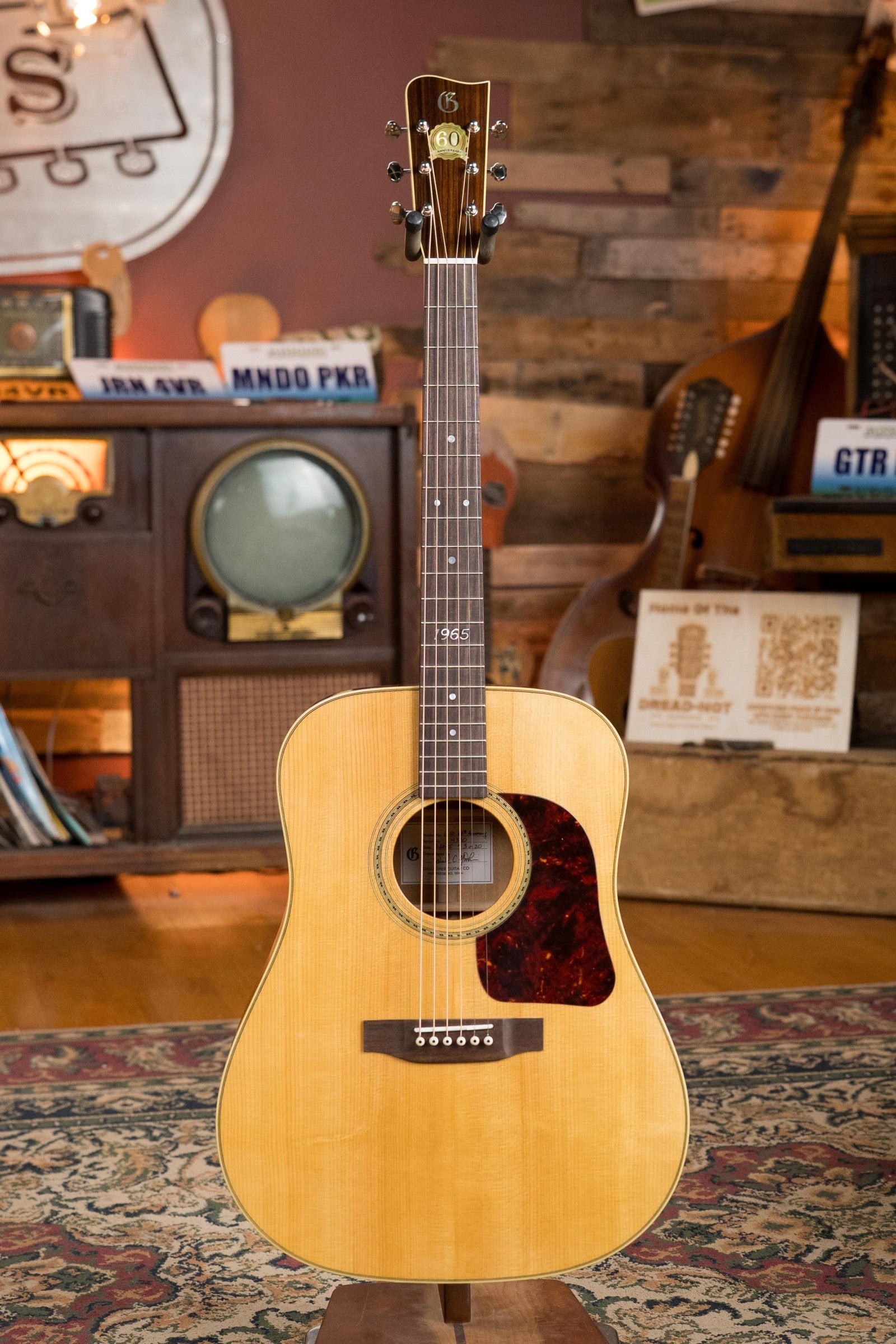 Gallagher 60th Anniversary G-50 Sitka/Mahogany Ambertone Dreadnought Acoustic Guitar #4330
