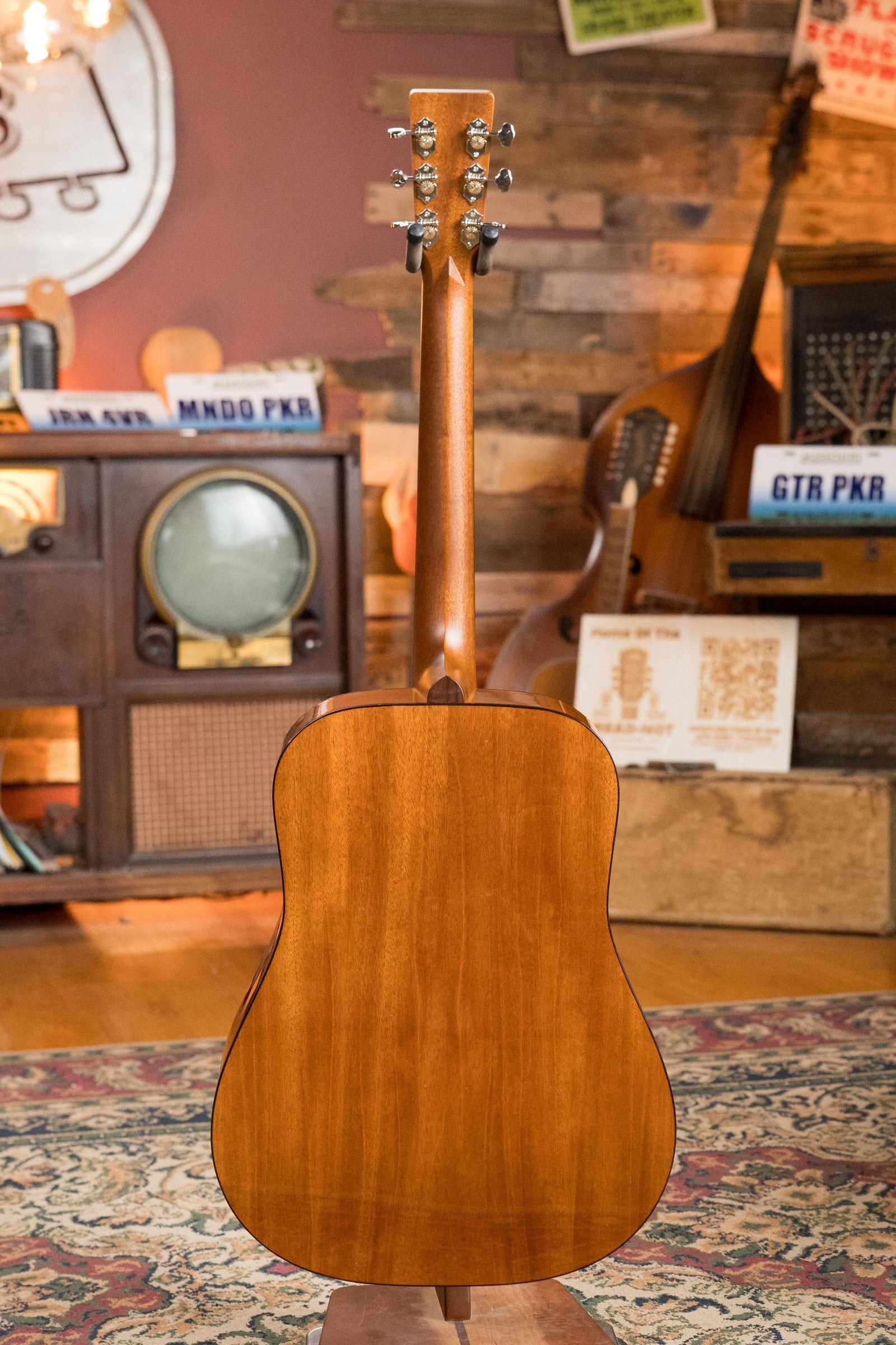 Gallagher Bluegrass Bell Torrefied Adirondack/Mahogany Light Amber Dreadnought Acoustic Guitar #4344