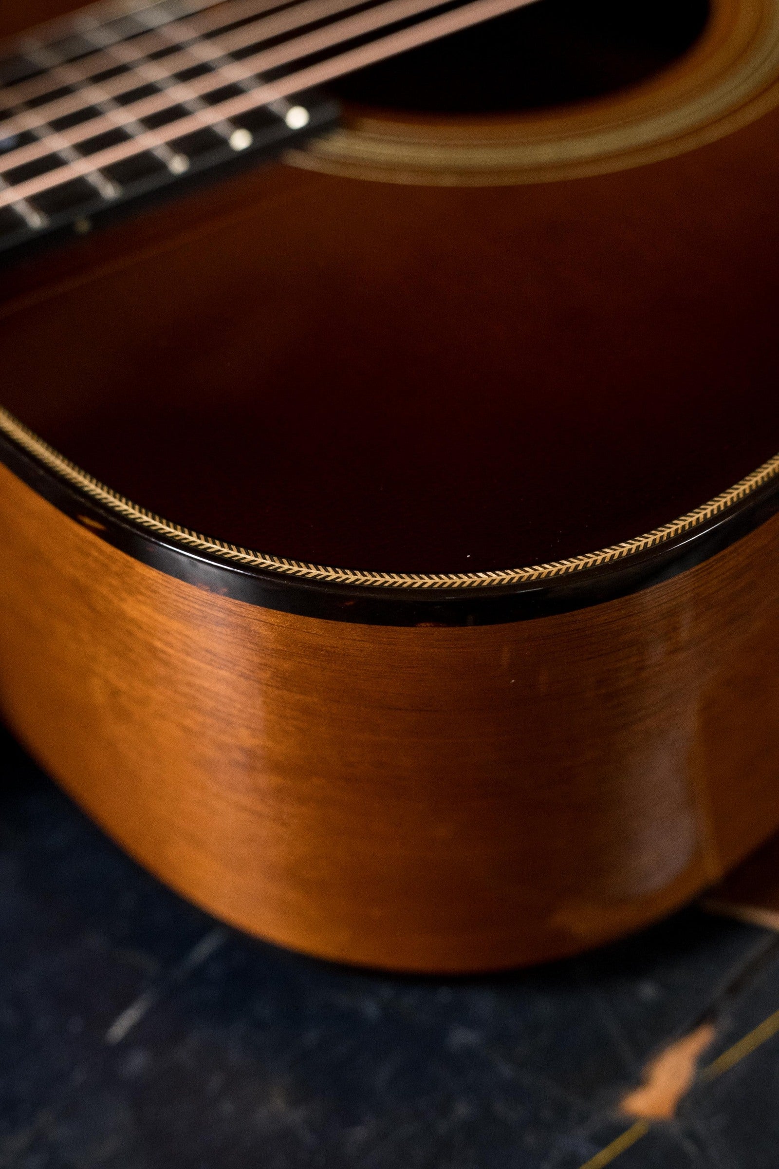 Gallagher Bluegrass Bell Torrefied Adirondack/Mahogany Light Amber Dreadnought Acoustic Guitar #4344