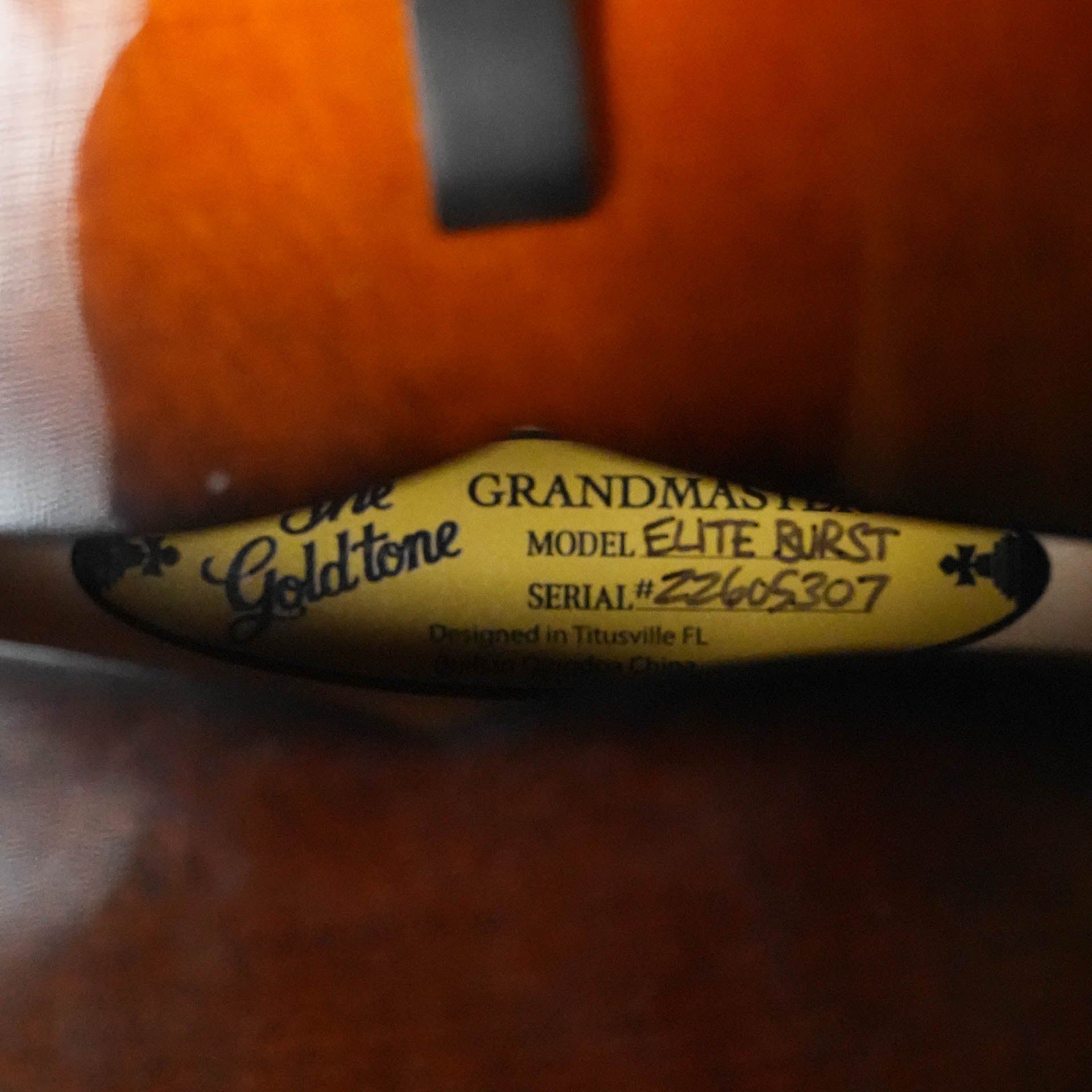 Gold Tone Grandmaster Mandolin Elite - Burst Finish #5307