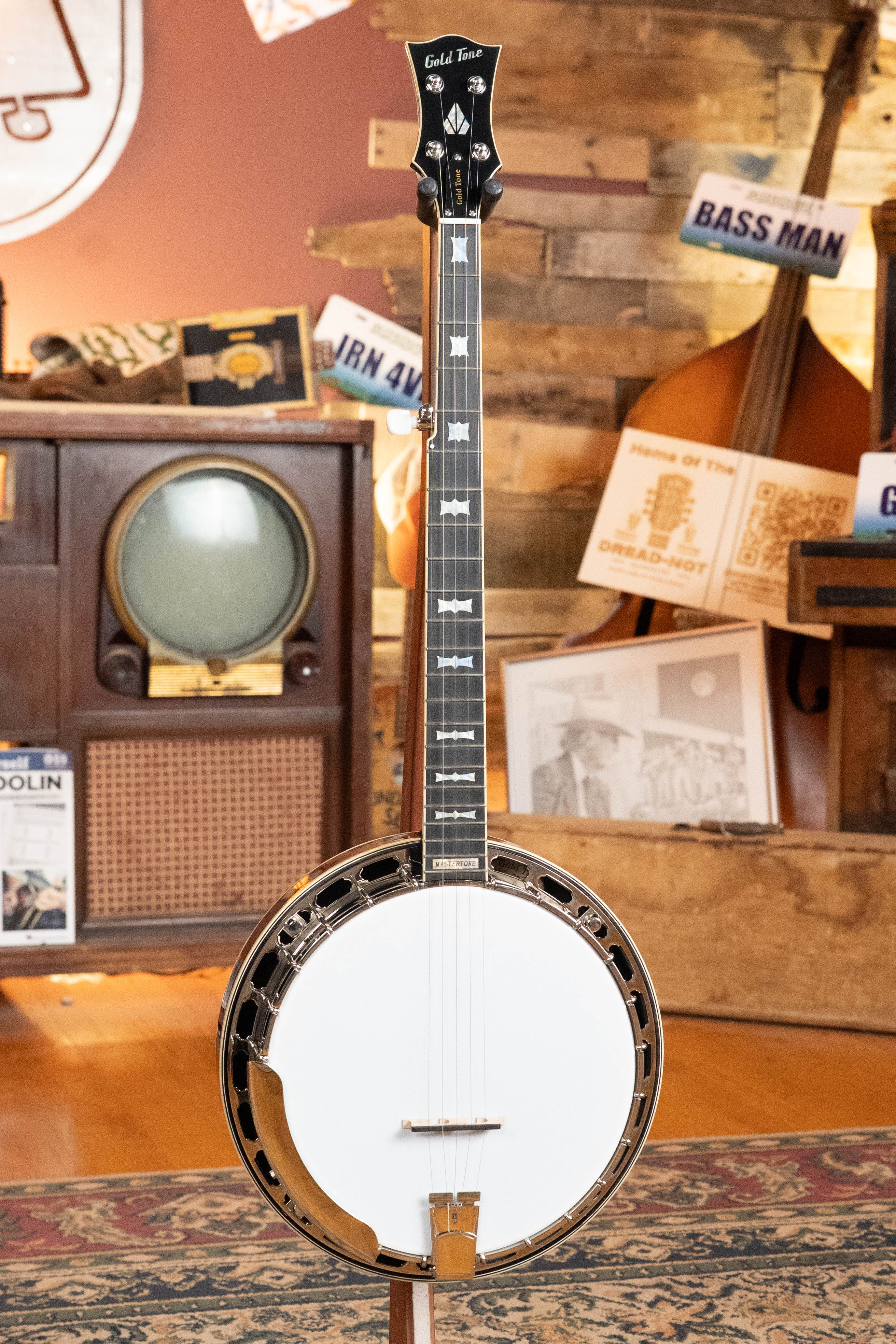 Gold Tone Mastertone OB-2 Bowtie Vintage Sunburst 5-String Resonator Banjo #2424