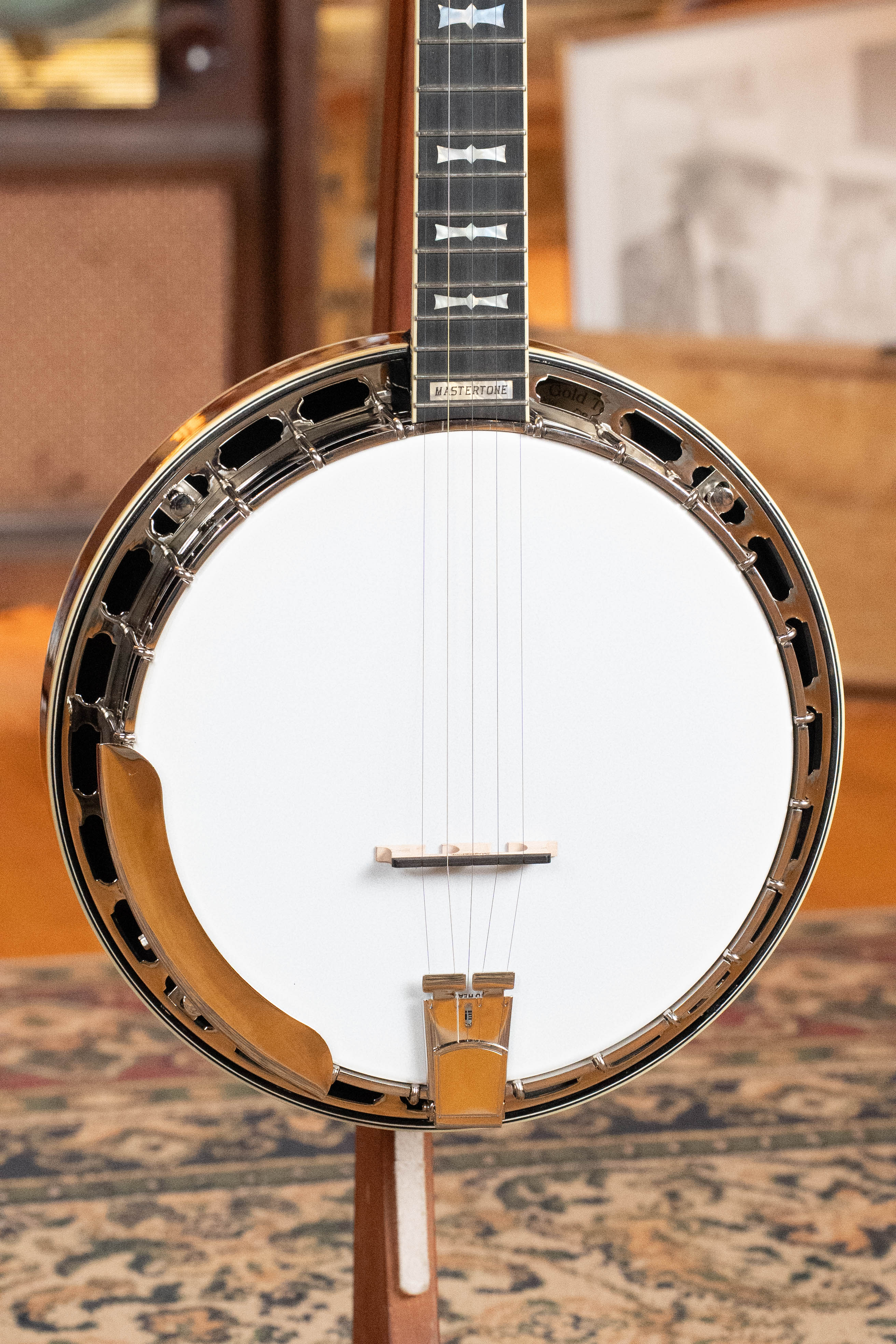 Gold Tone Mastertone OB-2 Bowtie Vintage Sunburst 5-String Resonator Banjo #2424