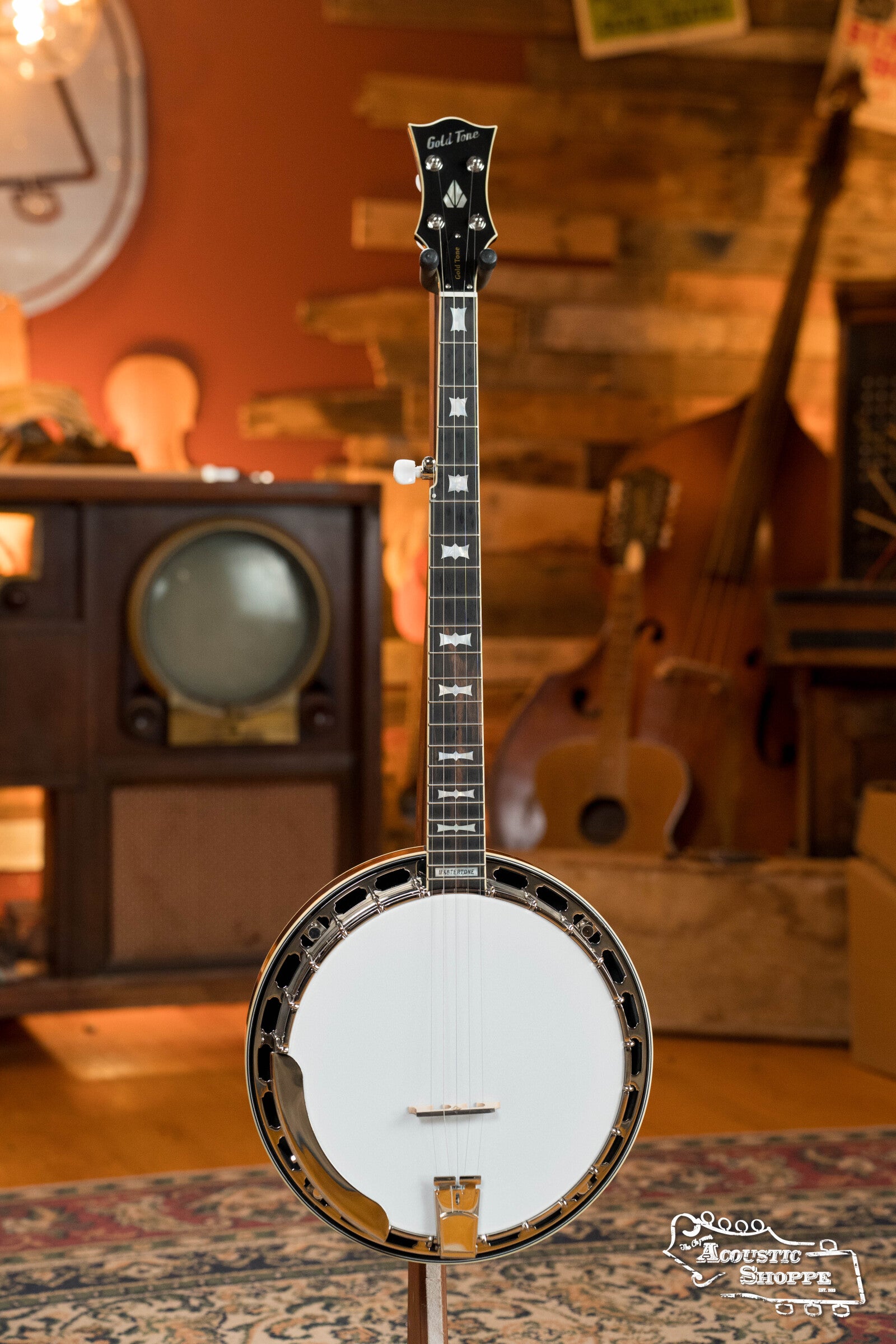 Gold Tone OB-2 Bowtie Mastertone Vintage Sunburst 5-String Resonator Banjo #0618