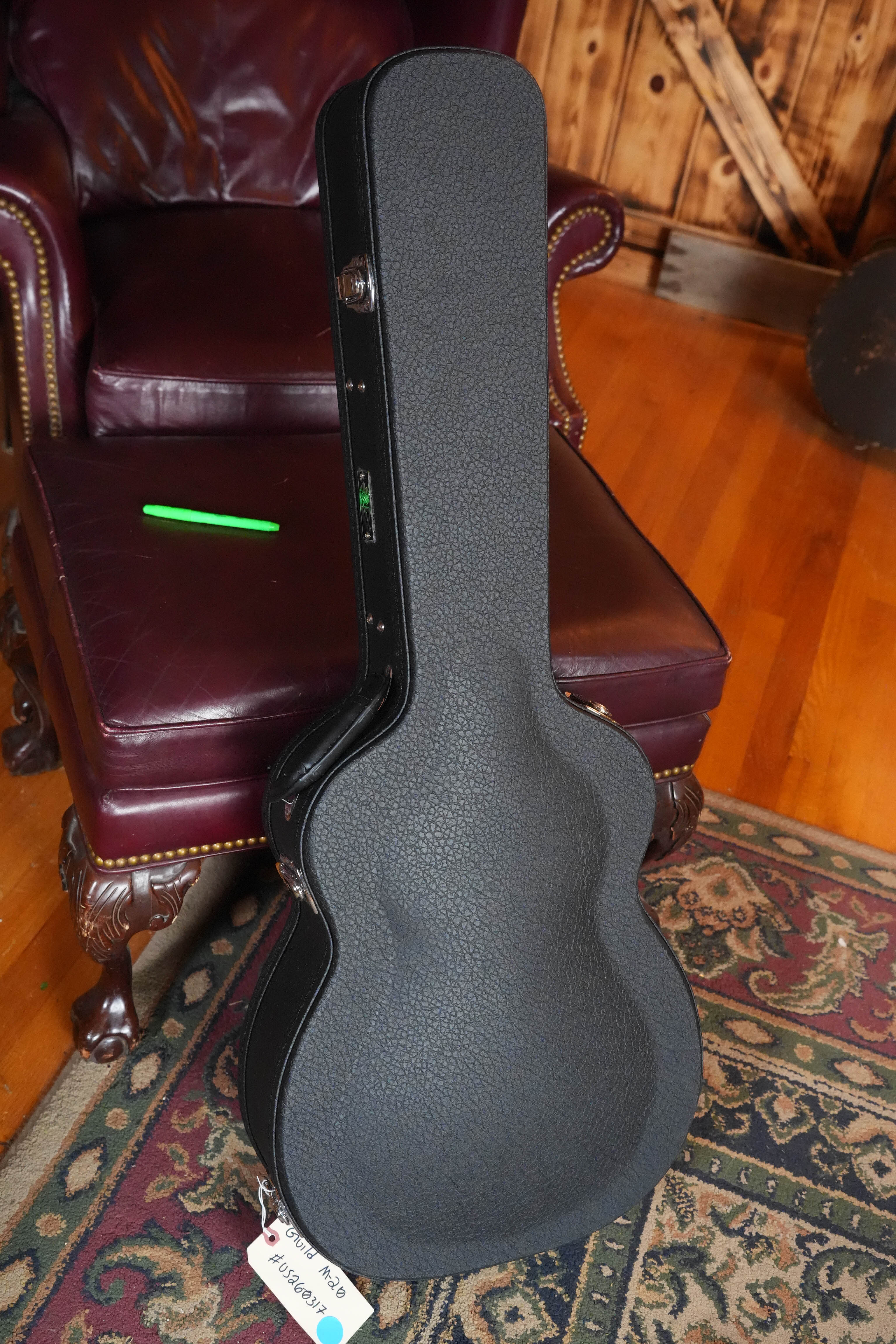 Guild M-20 Natural All African Mahogany Concert Acoustic Guitar #0317