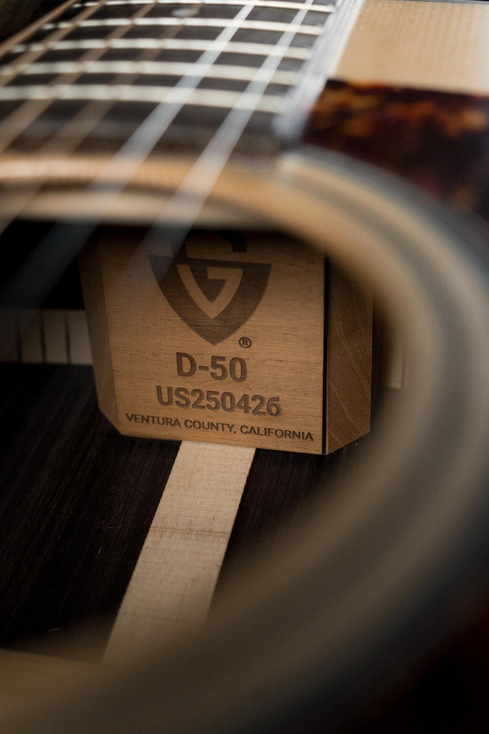 Guild D-50 Standard Sitka/Indian Rosewood Natural Dreadnought Acoustic Guitar #0426