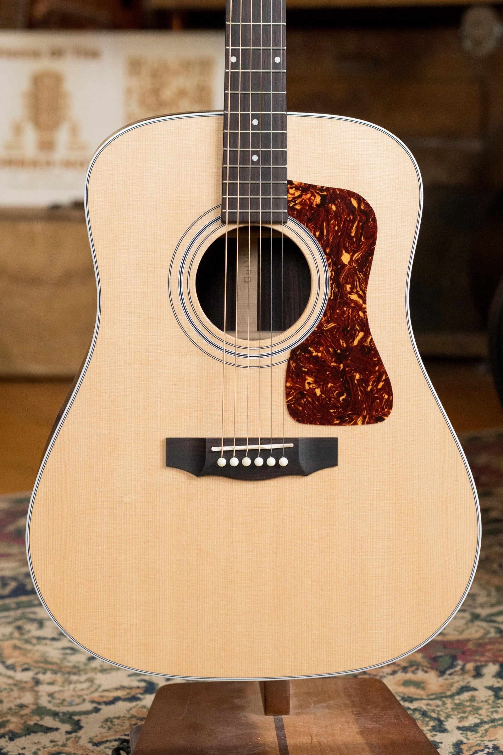 Guild D-50 Standard Sitka/Indian Rosewood Natural Dreadnought Acoustic Guitar #0426