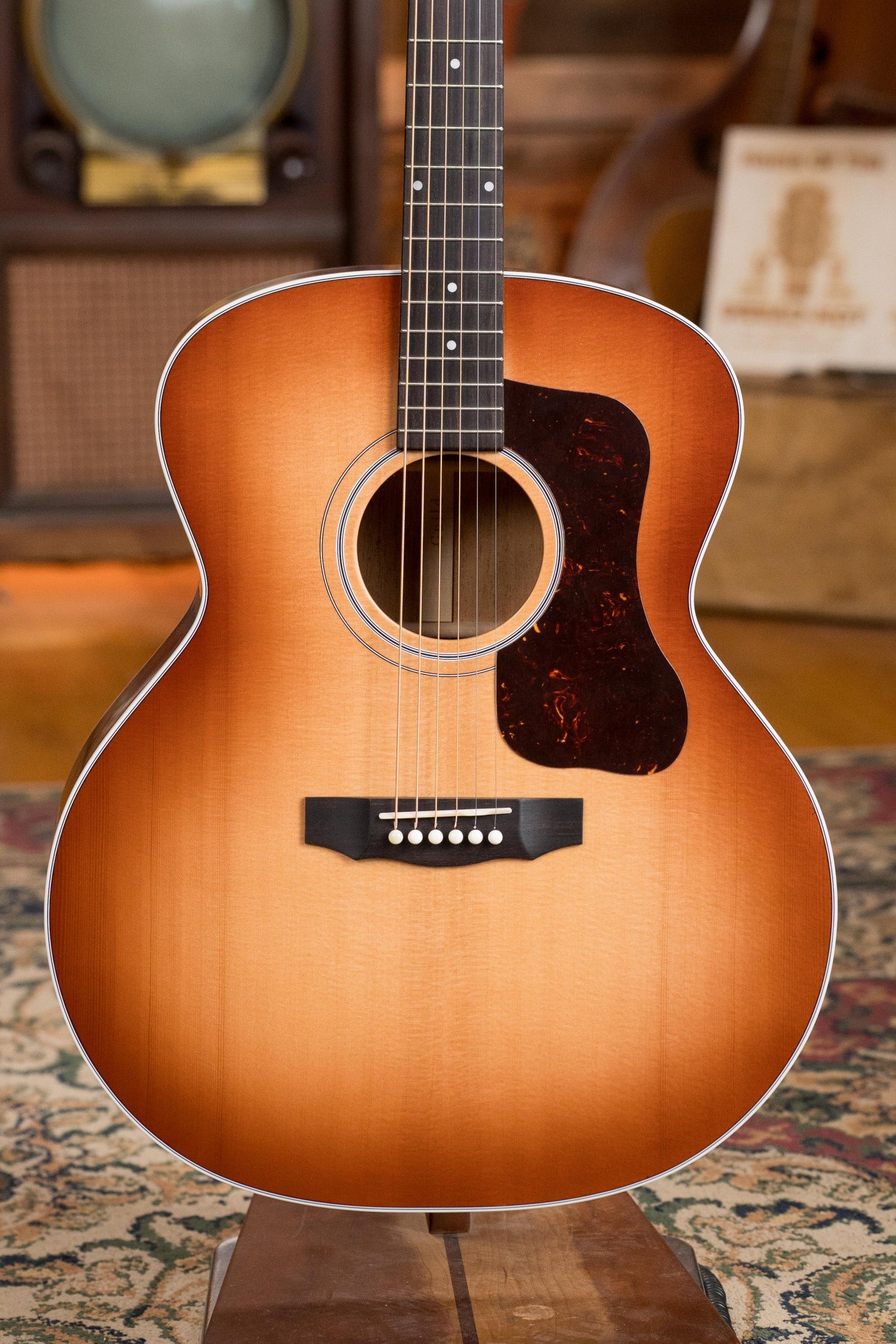 Guild F-40 Standard Sitka/Mahogany Pacific Sunset Burst Jumbo Acoustic Guitar #0068