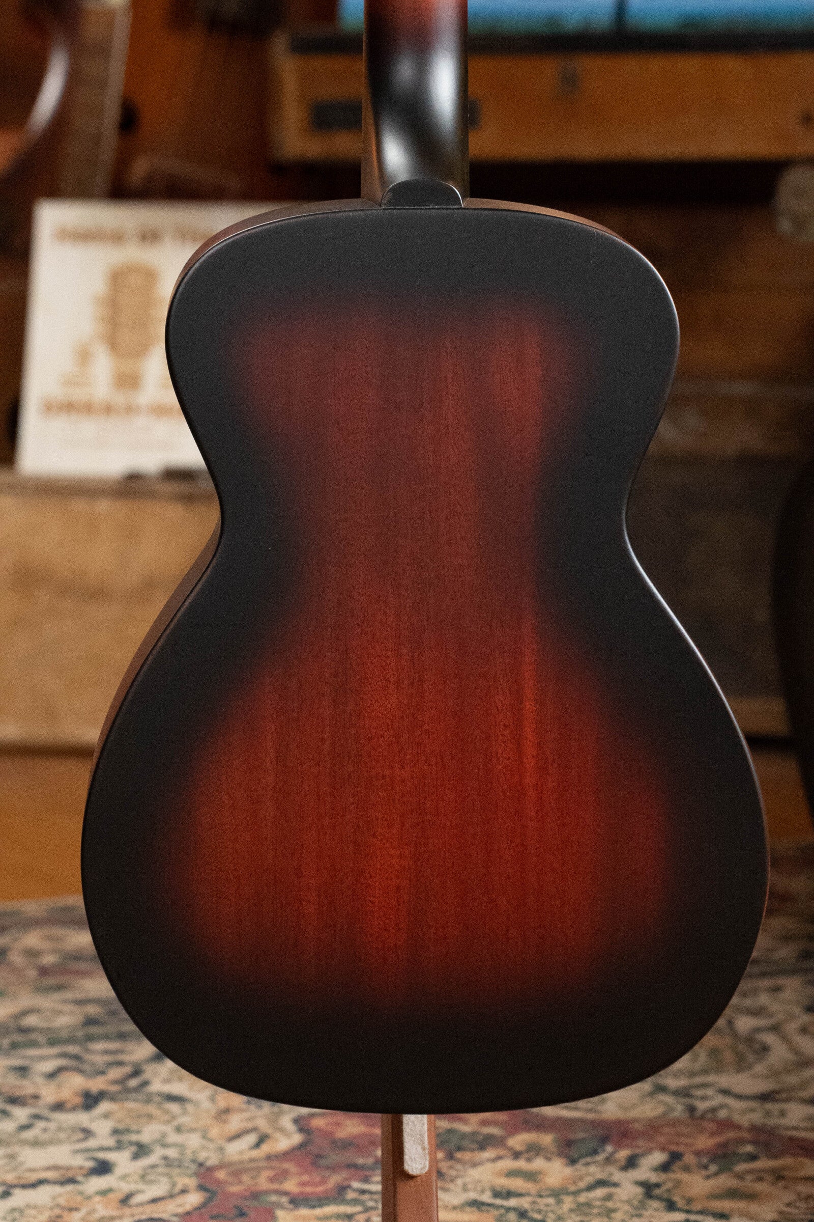 Guild M-20 All Mahogany Vintage Sunburst Concert Acoustic Guitar #0696