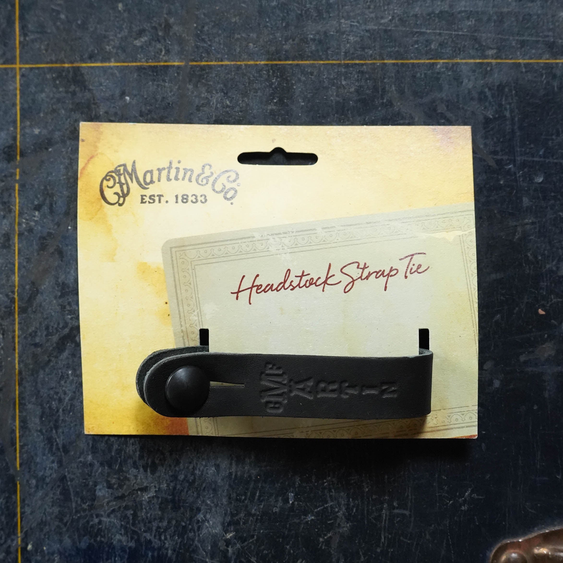 Martin Black Headstock Tie