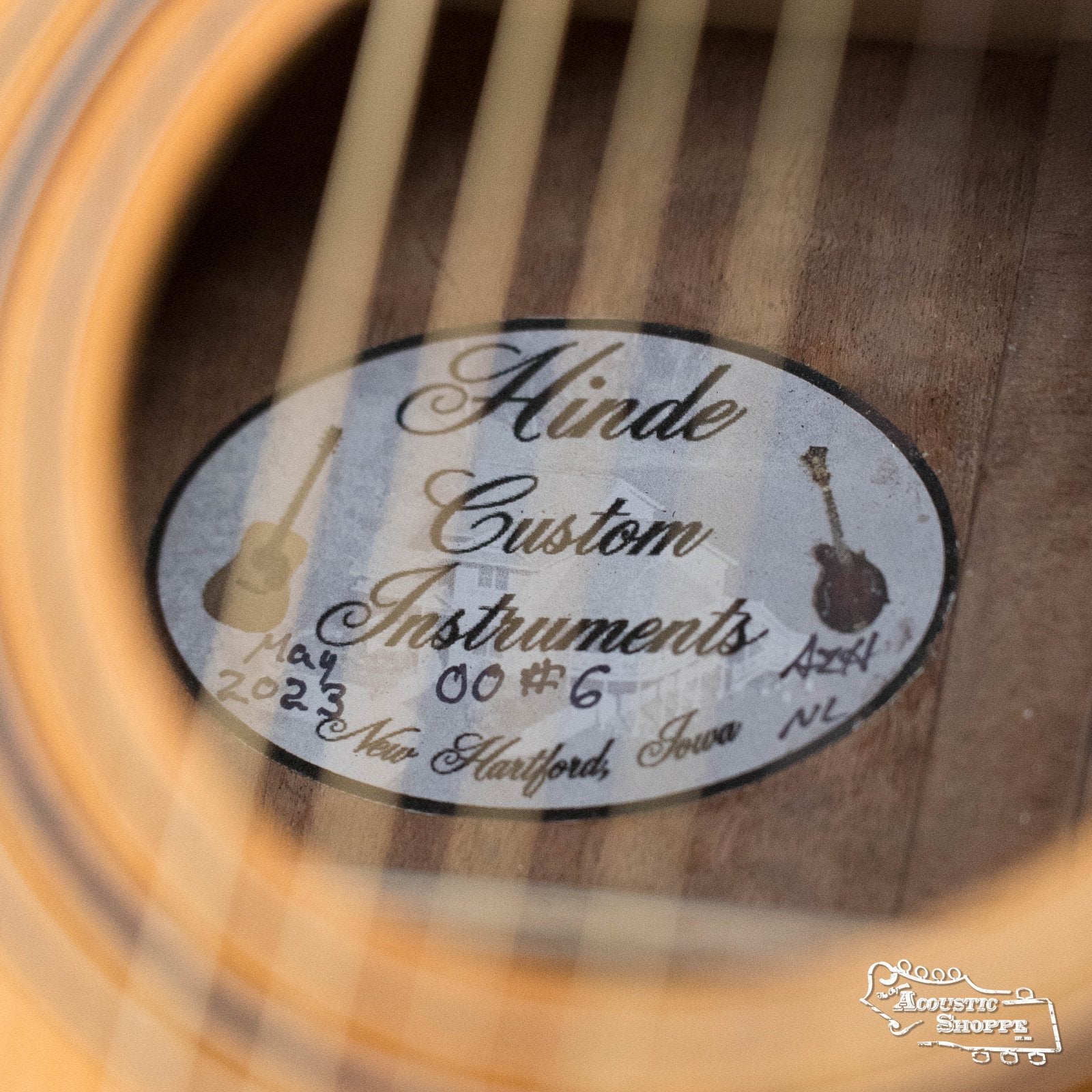 Hinde Adirondack/Quilted Sapele OO 14-Fret Acoustic Guitar #6