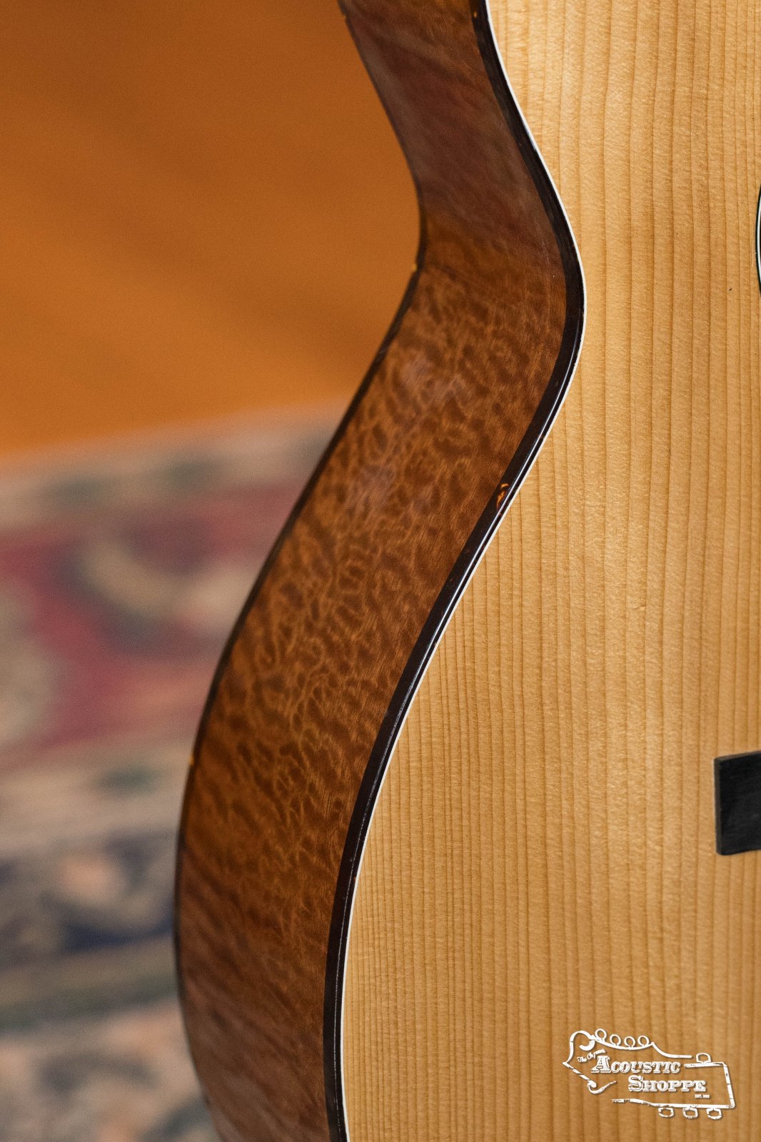 Hinde Adirondack/Quilted Sapele OO 14-Fret Acoustic Guitar #6