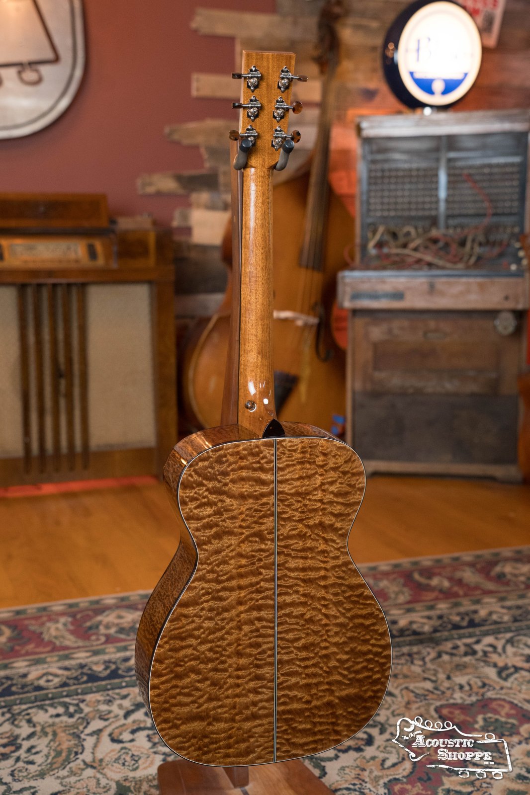 Hinde Adirondack/Quilted Sapele OO 14-Fret Acoustic Guitar #6