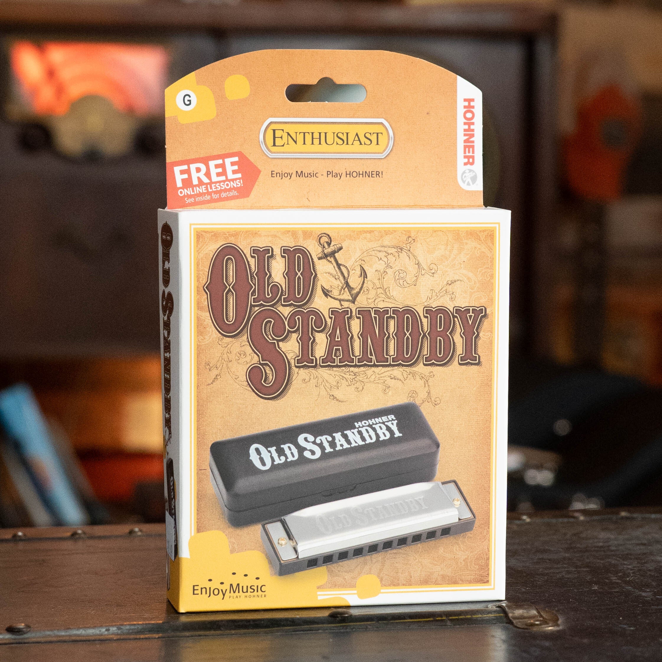 Hohner Old Standby Harmonica - Key of G (34B-BXG)