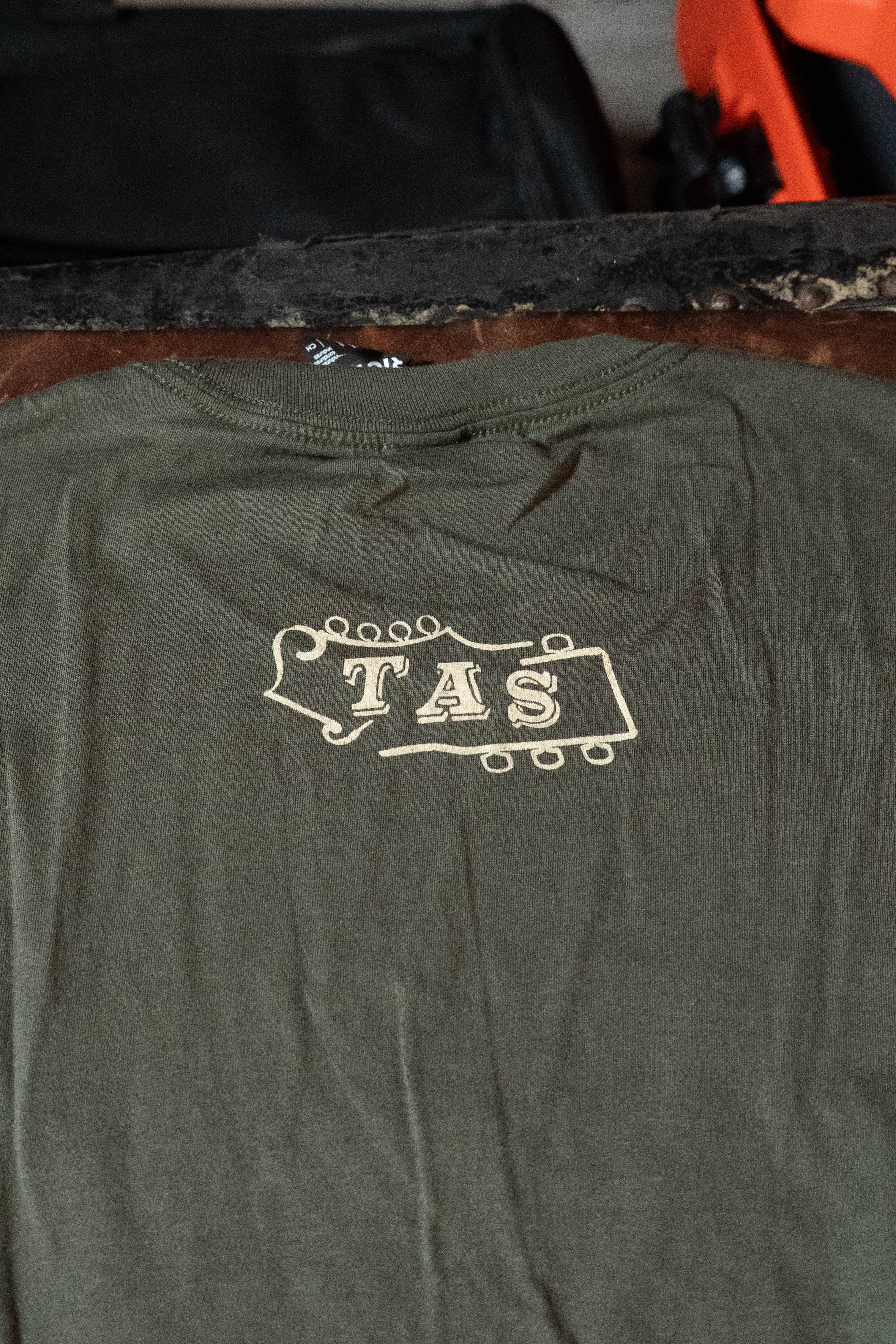 TAS J-Run Olive Green Shirt w/Double Emblems